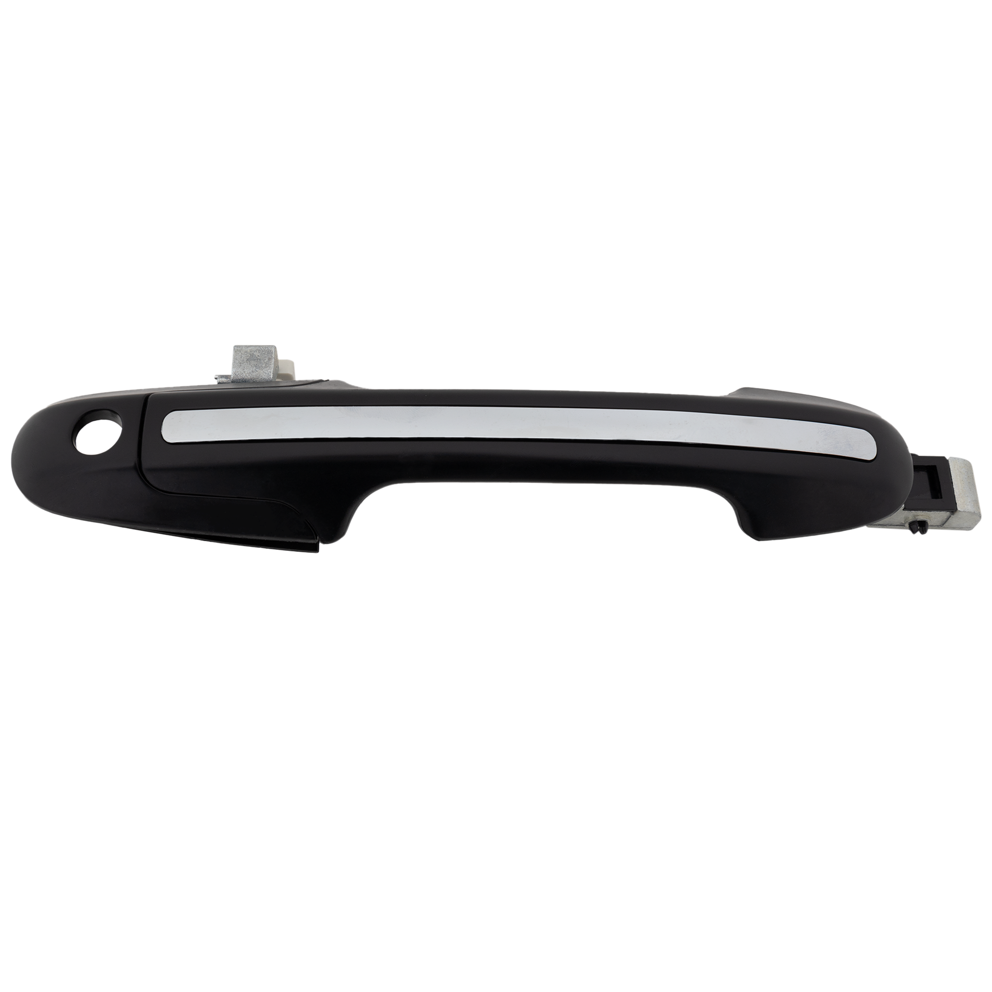 AM ACCORD 03-07 FRONT EXTERIOR DOOR HANDLE RH Chrome Lever+Smooth Black Bezel w o Keyhole Sedan SKU RH46250023K OEM 72140SDET11ZD