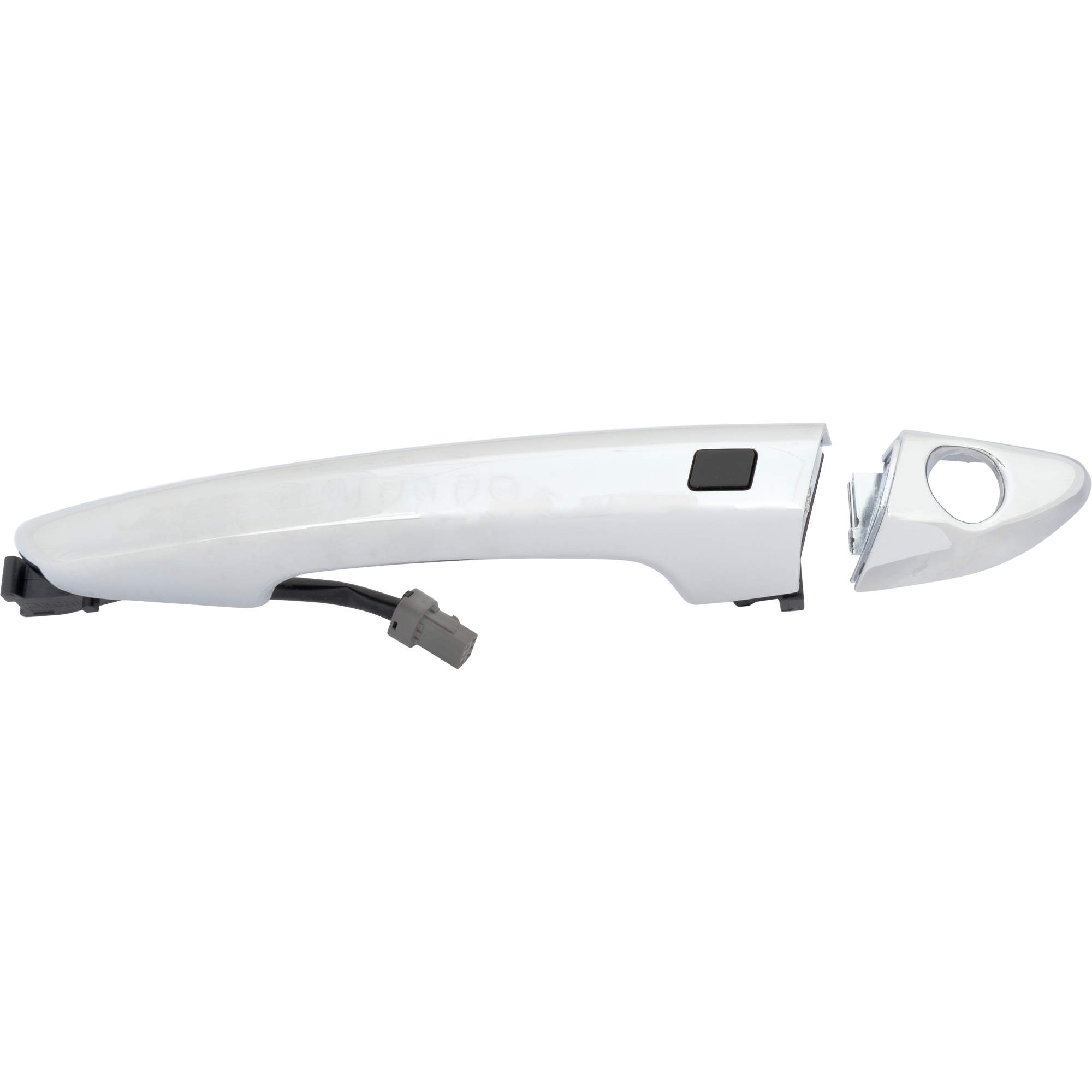 AM SONATA 15-19 FRONT EXTERIOR DOOR HANDLE LH Chrome w Cover w Keyless w Keyhole SKU RH46250058K OEM 82651C1110