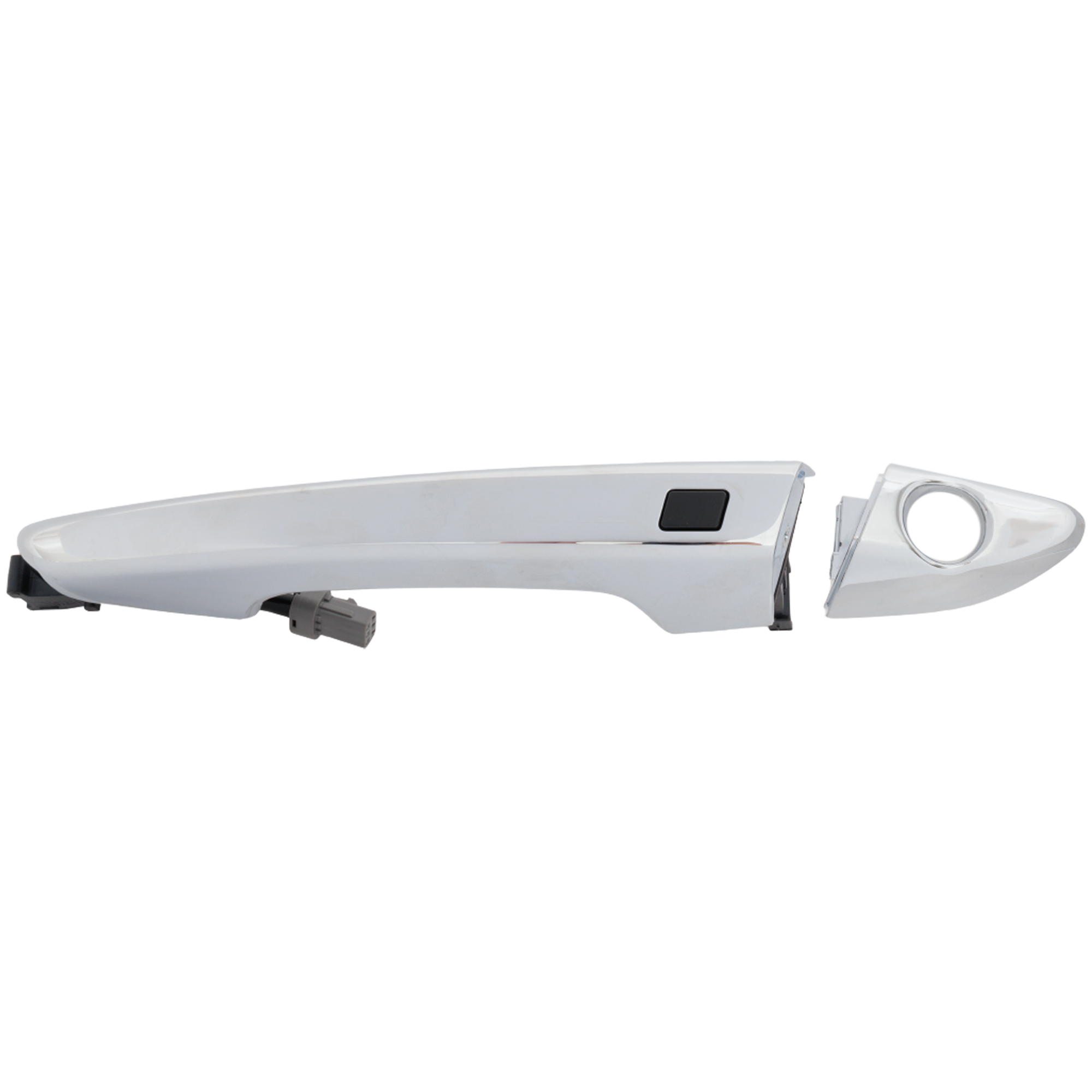 AM SONATA 15-19 FRONT EXTERIOR DOOR HANDLE LH Chrome w Cover w Keyless w Keyhole SKU RH46250060 OEM 82651C1110