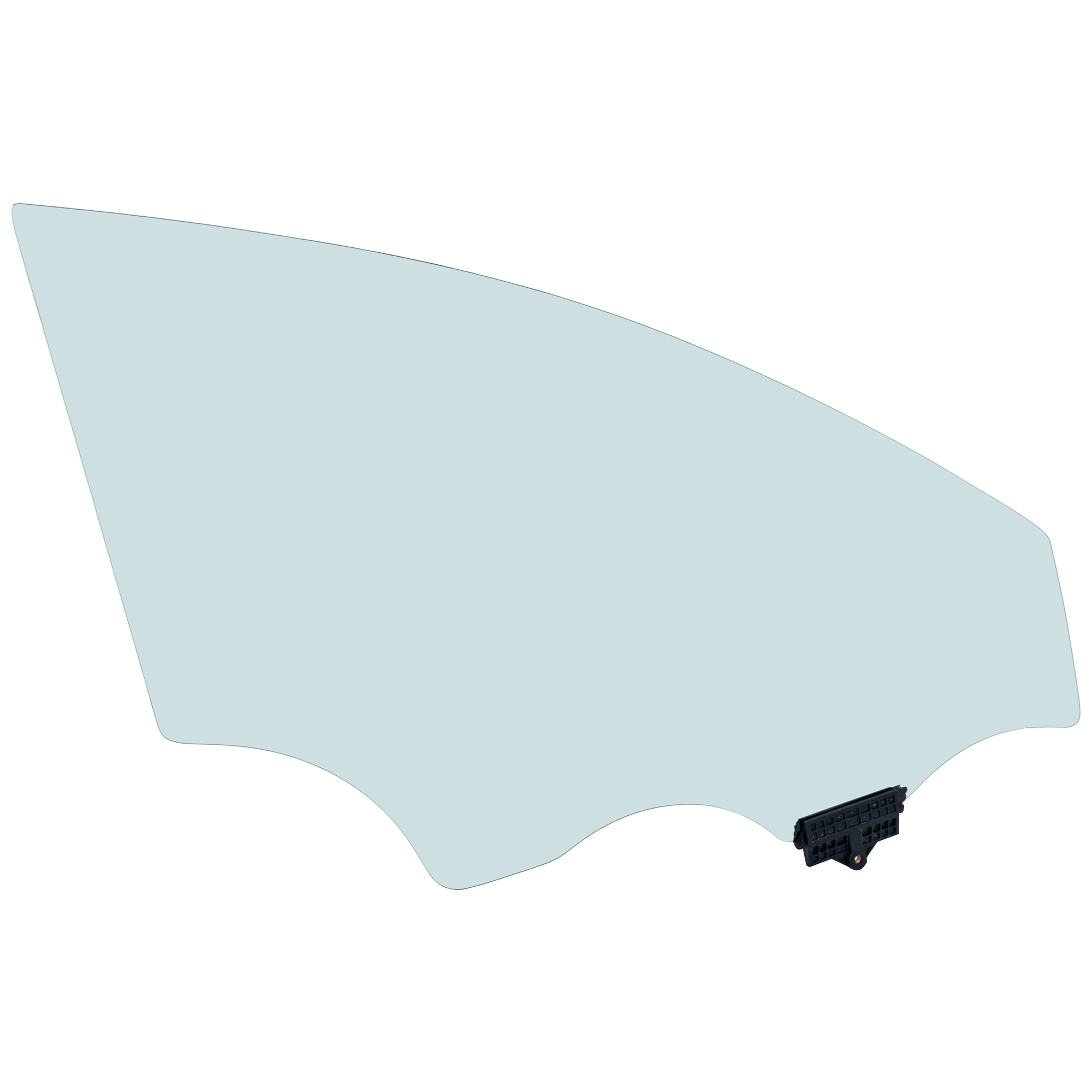 AM ELANTRA 17-20 FRONT DOOR GLASS RH Green Tint w Solar Clip Korea USA Built Vehicle SKU RH48010061 OEM 82420F2060-82420F3030