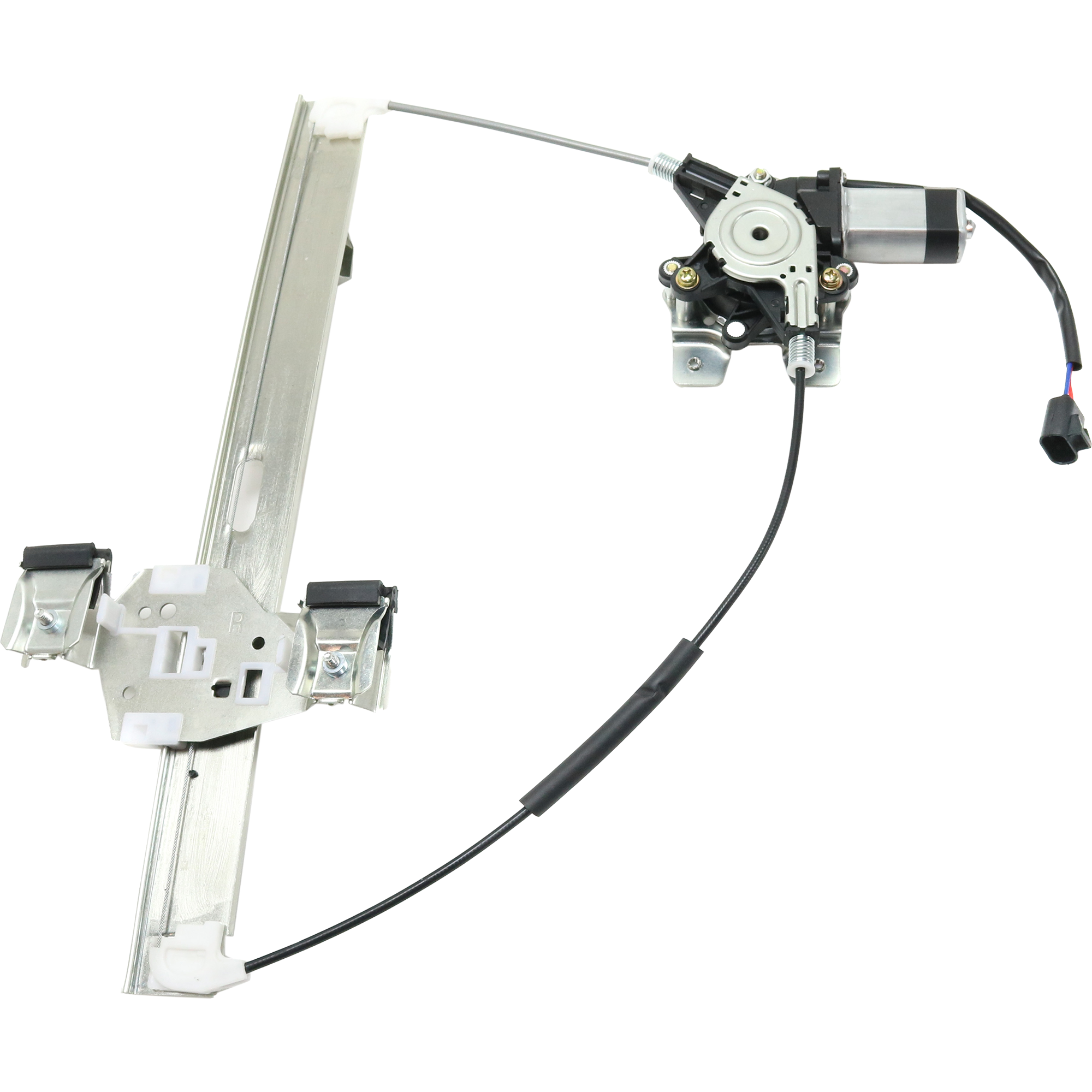 AM H2-03-09 REAR WINDOW REGULATOR RH Power w Motor Base Model SKU RH49170003 Partslink HU1551100 OEM 15771354
