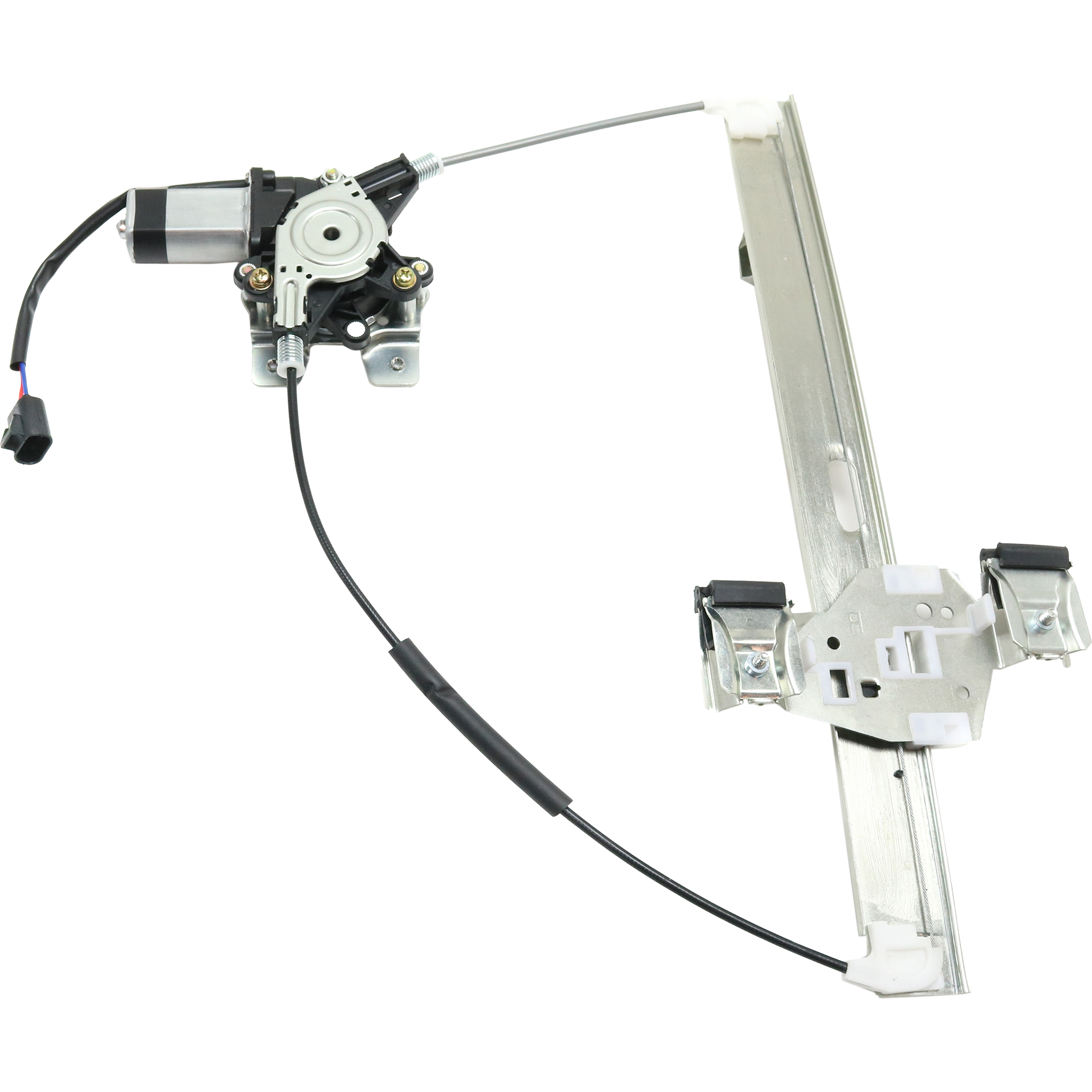 AM H2-03-09 REAR WINDOW REGULATOR LH Power w Motor Base Model SKU RH49170004 Partslink HU1550100 OEM 15771355