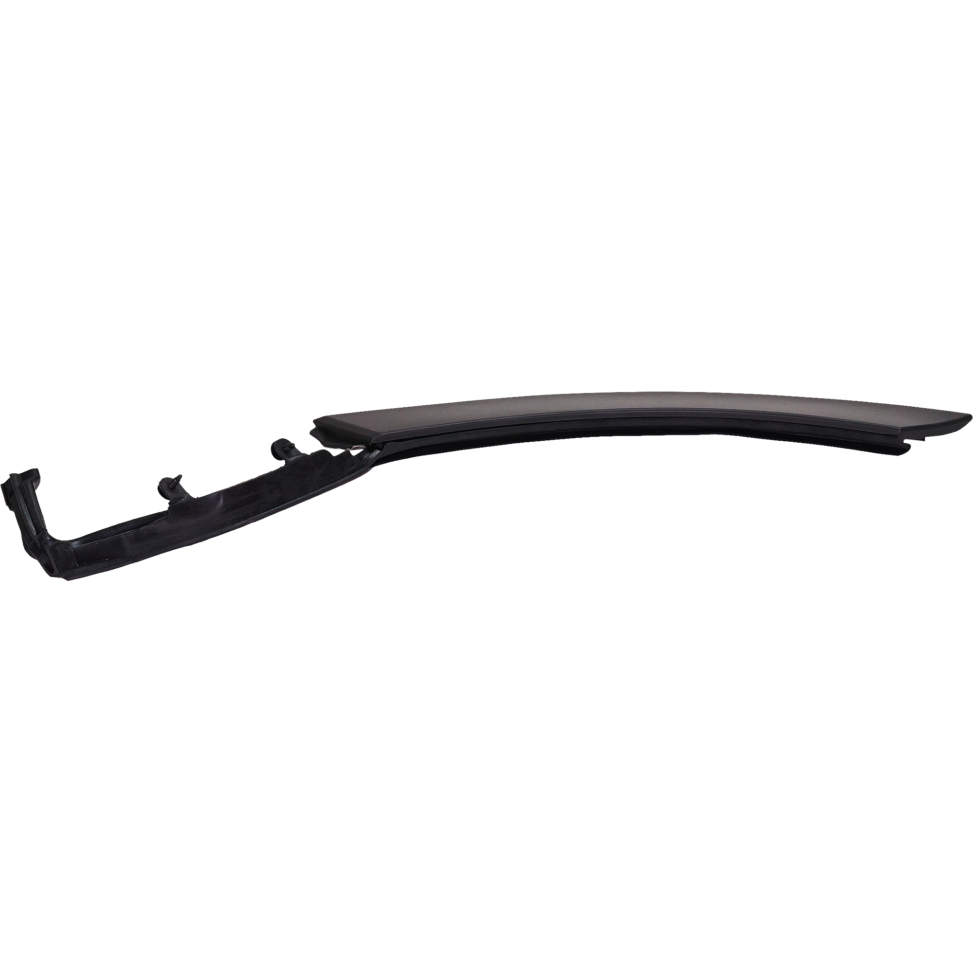 AM CR V 17-22 REAR WHEEL OPENING MOLDING LH Assembly Textured Black w Rubber Mounts On Rear Door SKU RH55390004 Partslink HO1790108 OEM 75395TLAA01