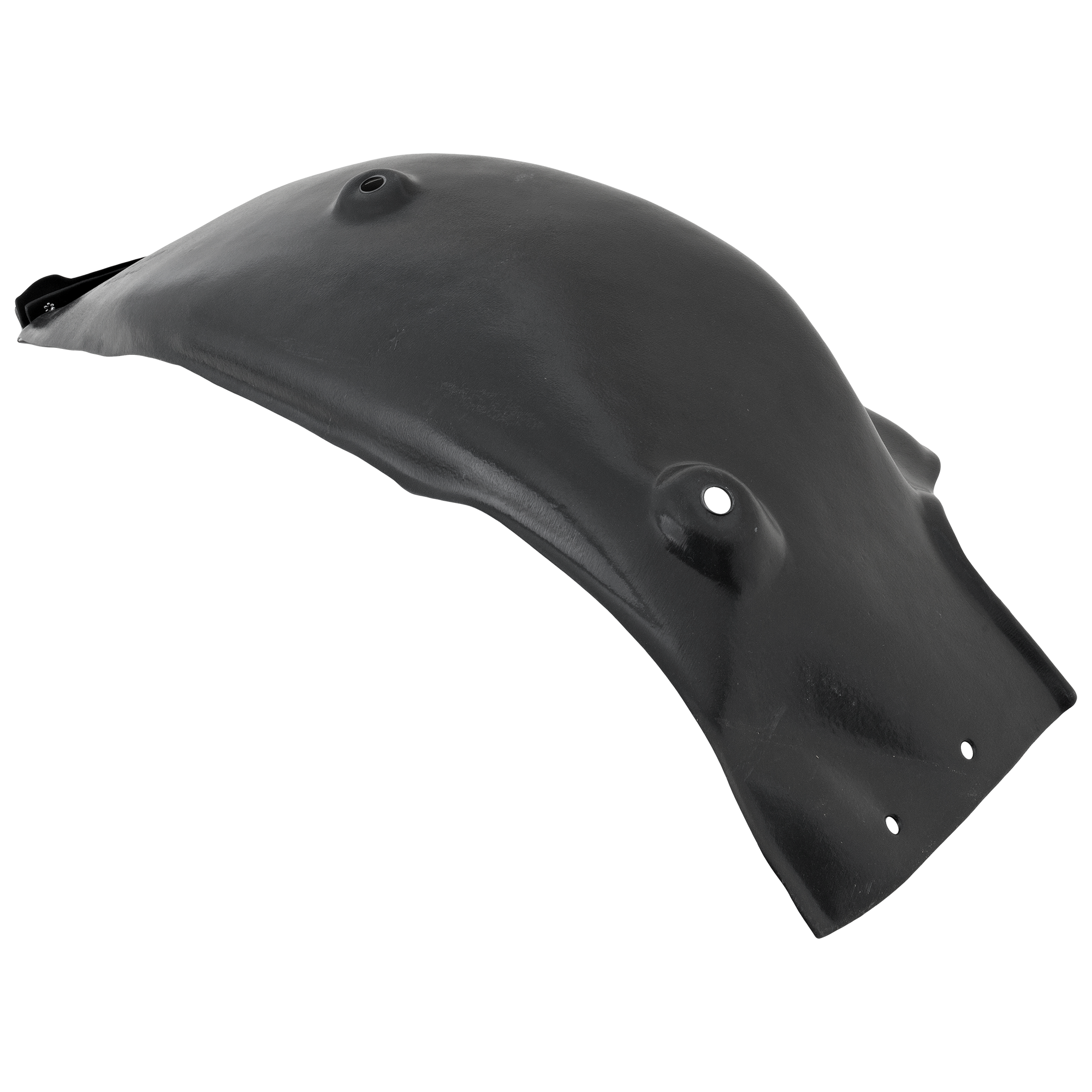 AM ELANTRA 17-18 REAR FENDER LINER LH Polyethylene Vacuum Form Front Section 1.4L 2.0L Turbo Eng Korea Built Vehicle SKU RH55430004 Partslink HY1762106 OEM 86823F2000