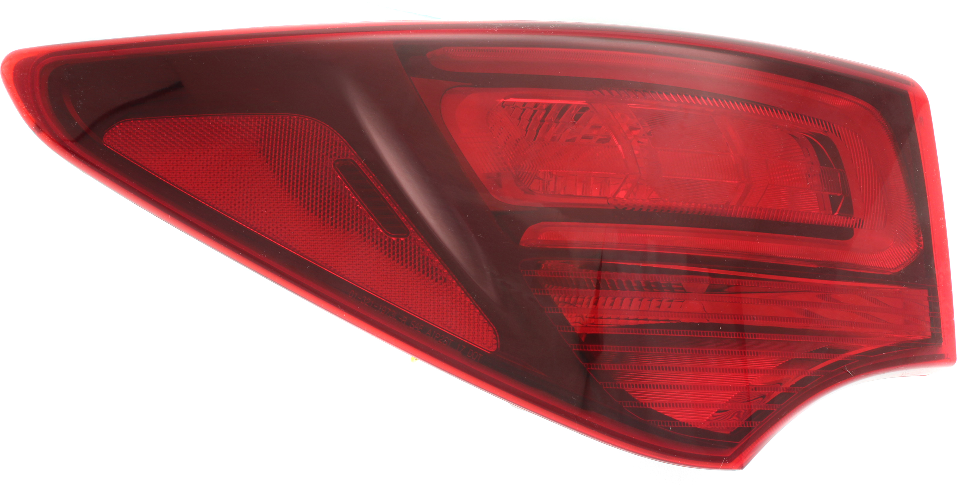 AM SANTA FE SPORT 17-18 TAIL LAMP LH Outer Assembly Halogen Exc. Limited 2.0T Ultimate SKU RH73010038 Partslink HY2804143 OEM 924014Z500