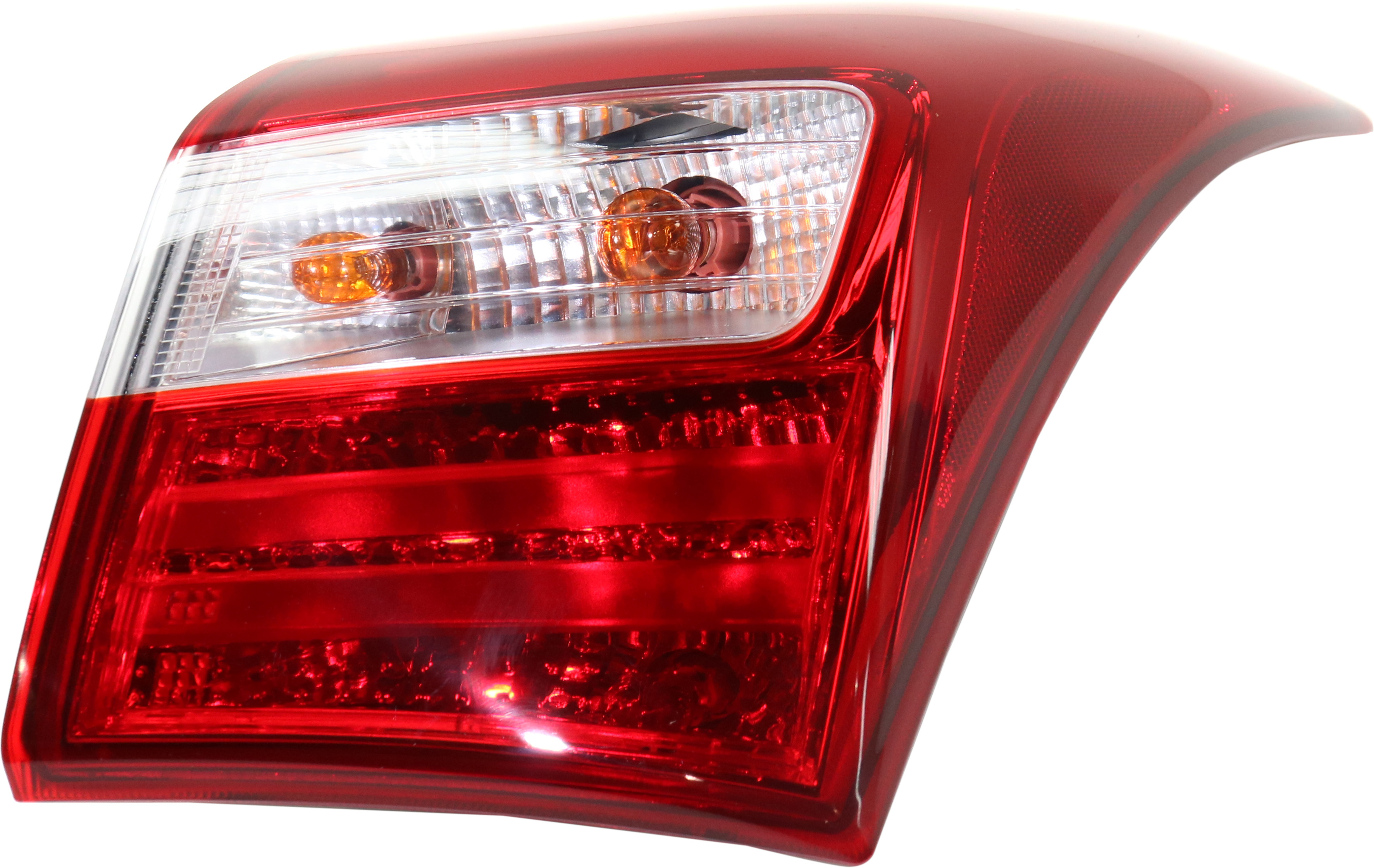 AM ELANTRA GT 13-17 TAIL LAMP RH Outer Assembly Halogen From 9-6-12 SKU RH73010041 Partslink HY2805127 OEM 92402A5011