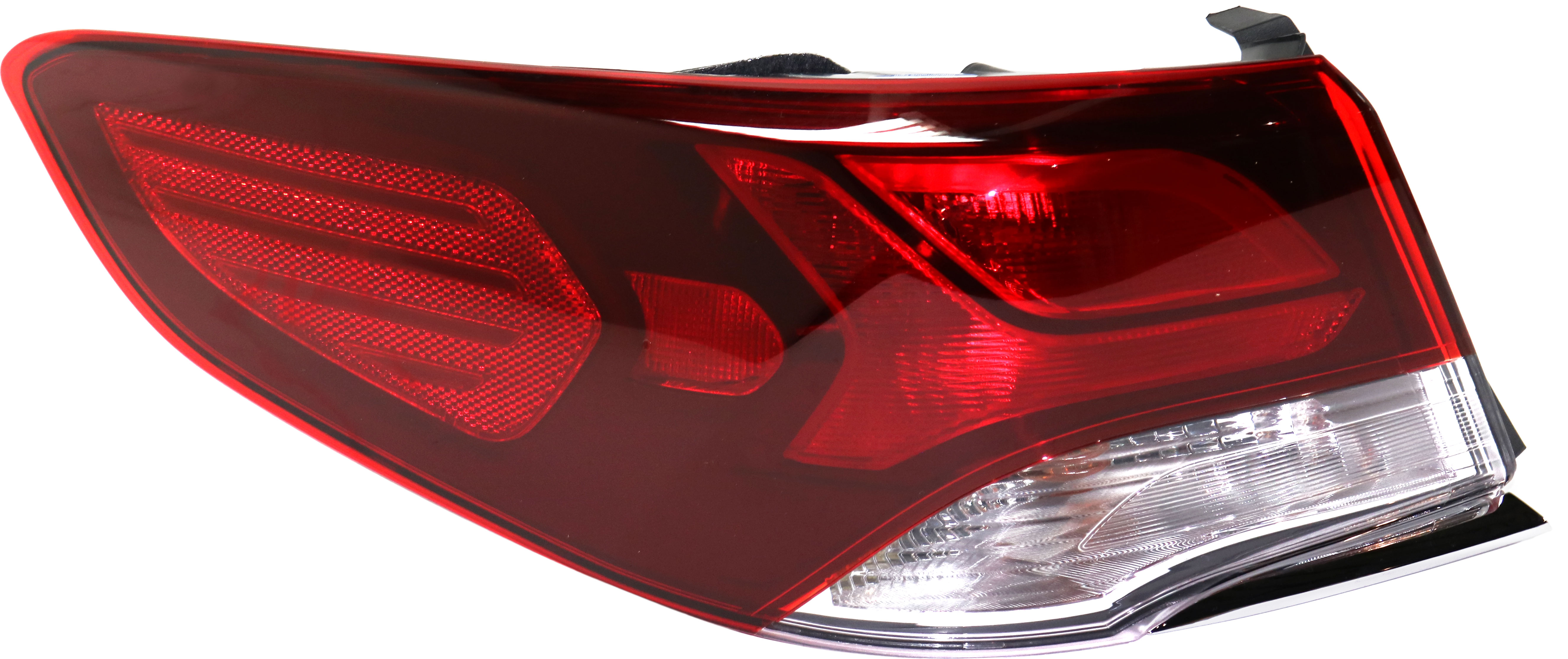 AM SONATA 18-19 TAIL LAMP LH Outer Assembly Halogen Exc. Hybrid Model SKU RH73010046 Partslink HY2804153 OEM 92401C2500