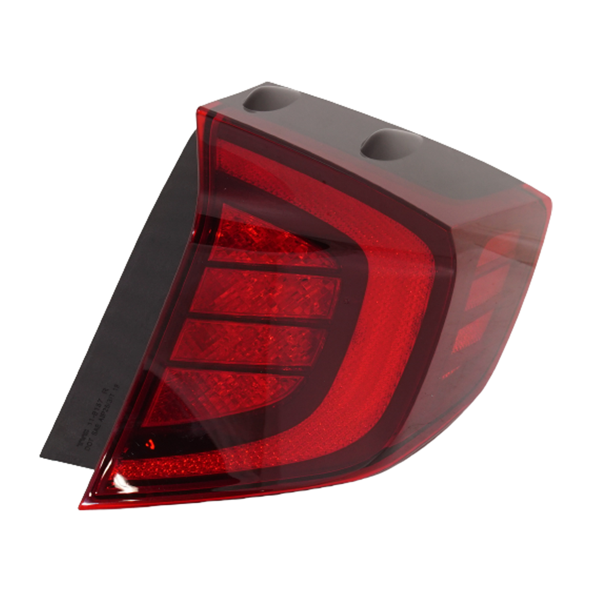AM SONATA 20-22 TAIL LAMP RH Outer Assembly LED Limited Luxury SEL Plus Sport Ultimate Models CAPA SKU RH73010125Q Partslink HY2805163C OEM 92402L0100