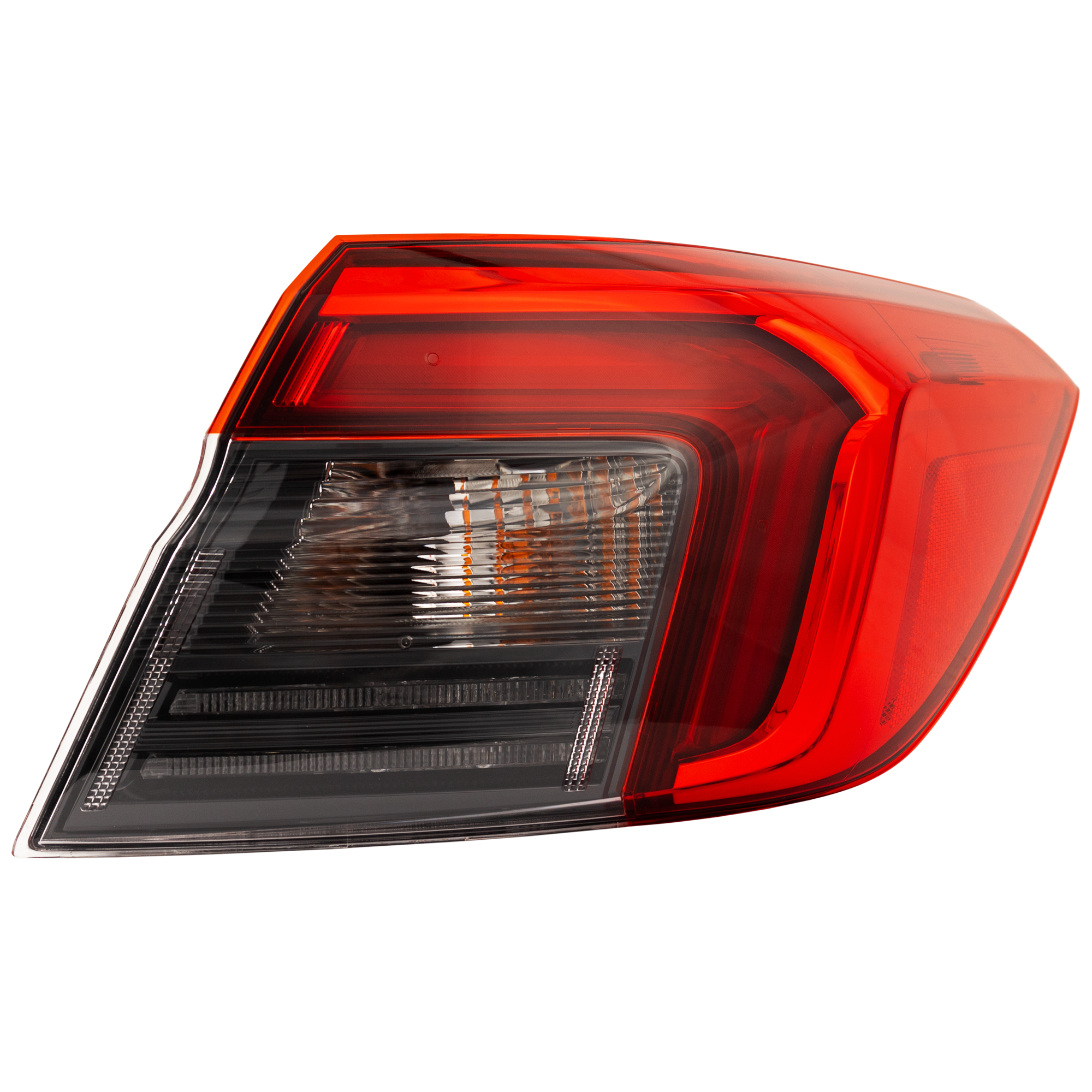 AM CIVIC 22-24 TAIL LAMP RH Outer Assembly LED Sedan CAPA SKU RH73010187AQ Partslink HO2805123C OEM 33500T20A01