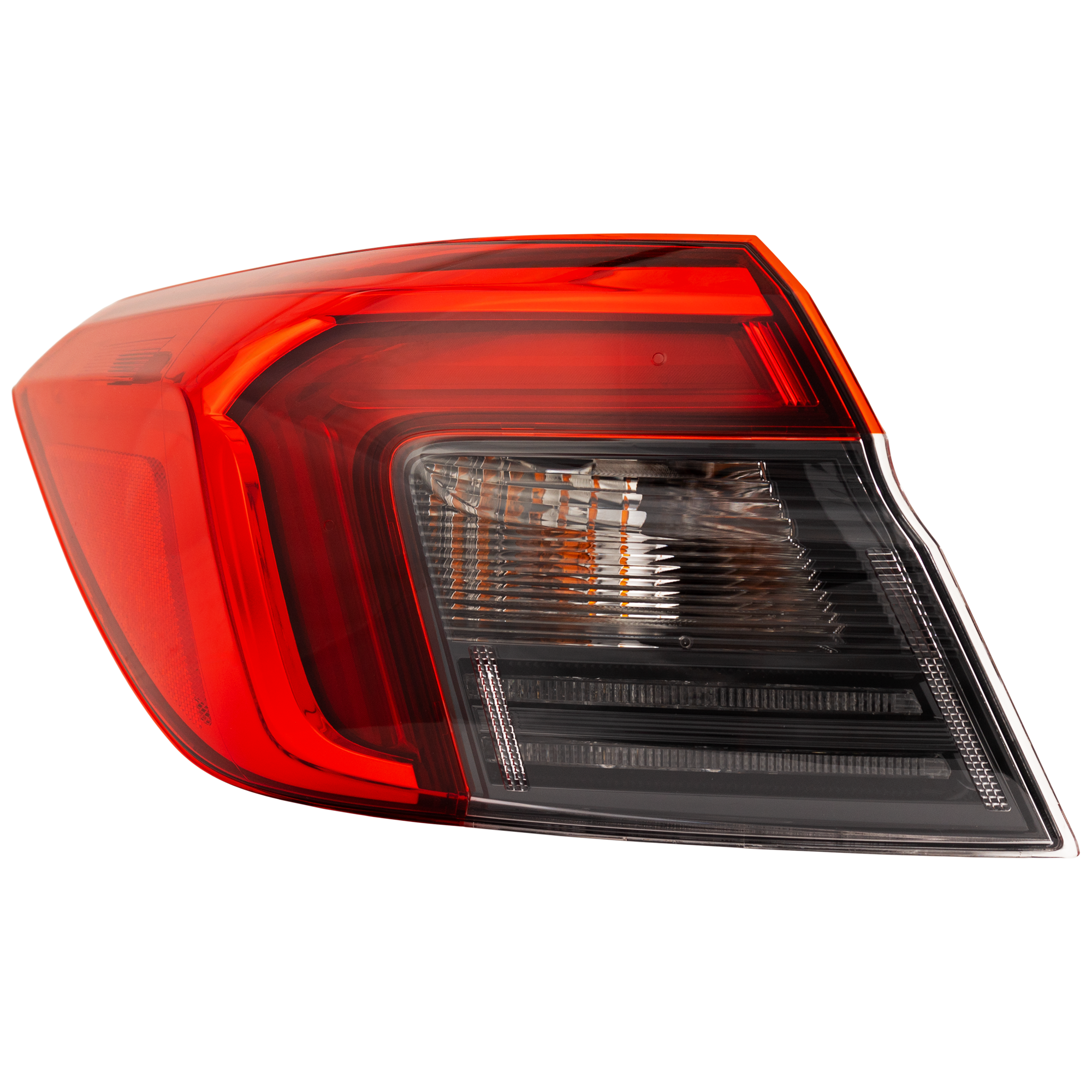 AM CIVIC 22-24 TAIL LAMP LH Outer Assembly LED Sedan CAPA SKU RH73010188AQ Partslink HO2804123C OEM 33550T20A01