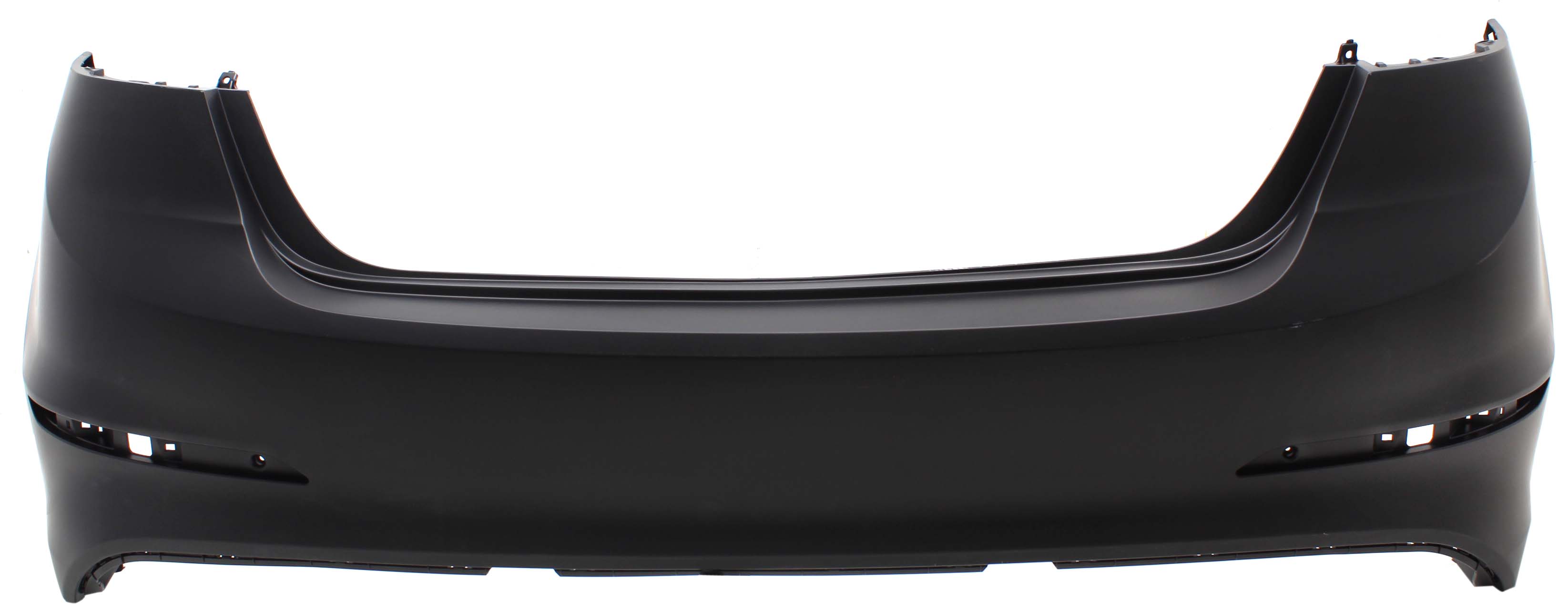AM ELANTRA 17-18 REAR BUMPER COVER Primed Exc. Sport Model USA Built Vehicle CAPA SKU RH76010008PQ Partslink HY1100212C OEM 86611F3000