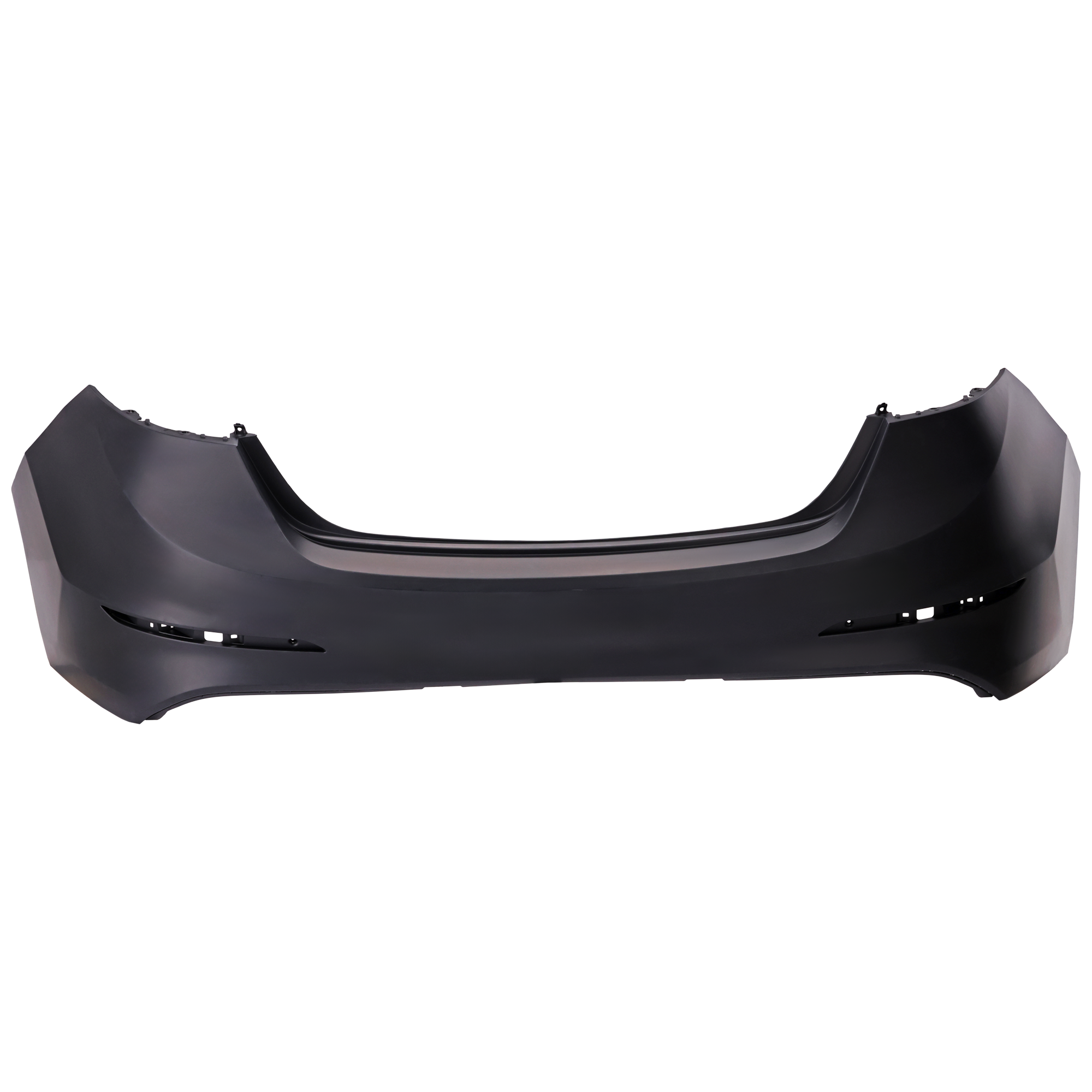 AM ELANTRA 17-18 REAR BUMPER COVER Primed Exc. Sport Model Korea Built Vehicle CAPA SKU RH76010009PQ Partslink HY1100223C OEM 86611F2000 PFM