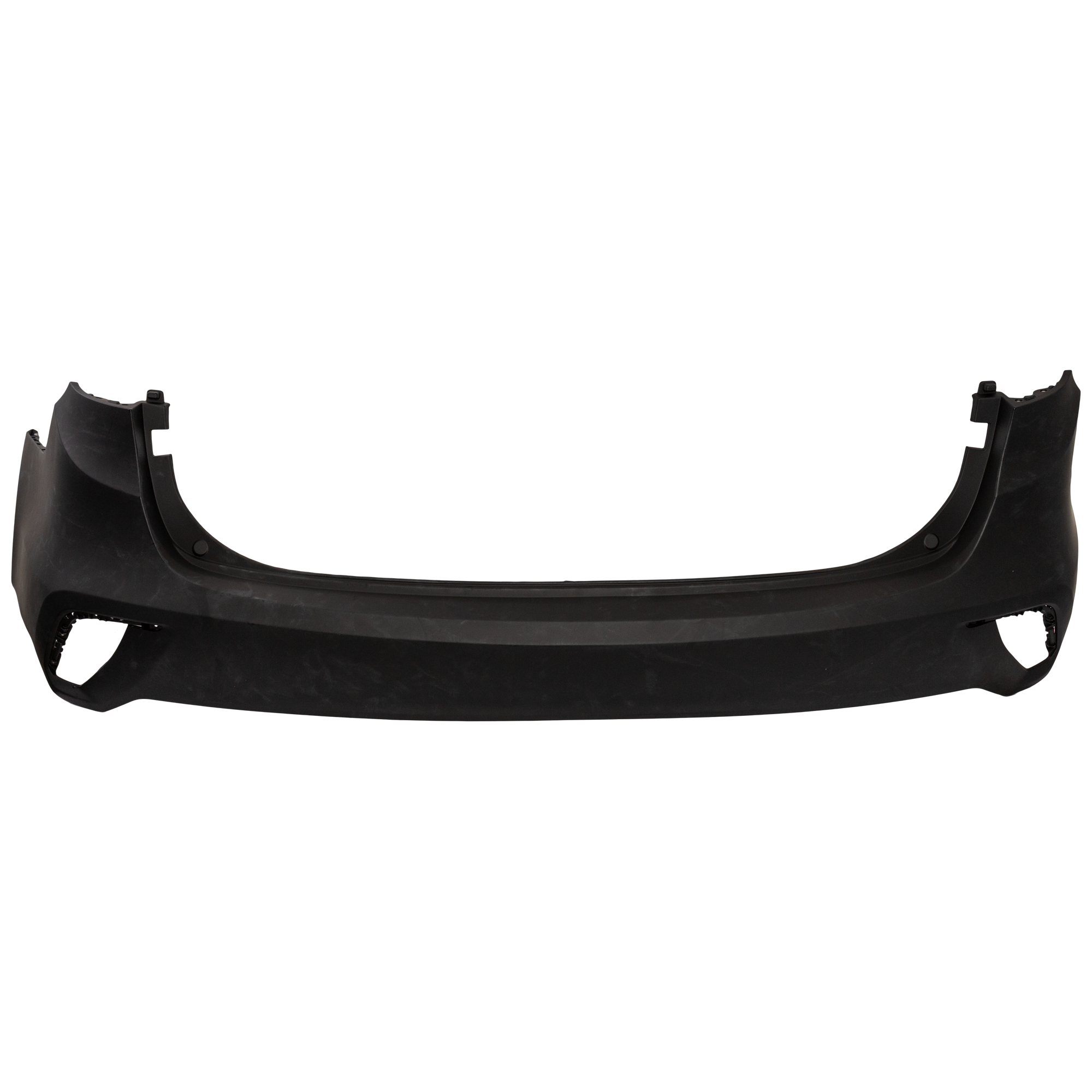 AM SANTA FE SANTA FE XL 17-19 REAR BUMPER COVER Upper Primed w o Parking Aid Sensor Holes CAPA SKU RH76010013PQ Partslink HY1100213C OEM 86611B8500