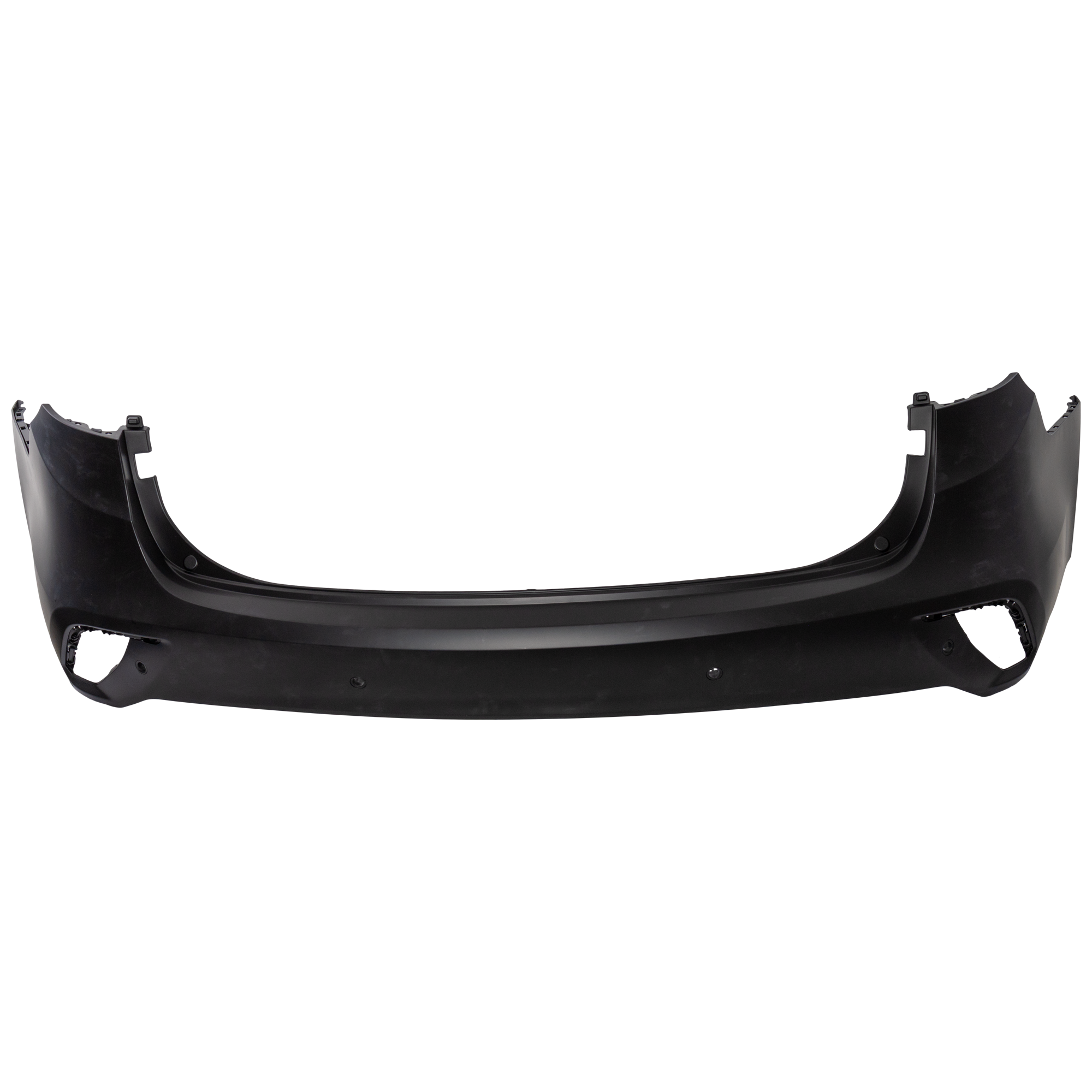 AM SANTA FE SANTA FE XL 17-19 REAR BUMPER COVER Upper Primed w Parking Aid Sensor Holes CAPA SKU RH76010014PQ Partslink HY1100214C OEM 86640B8510