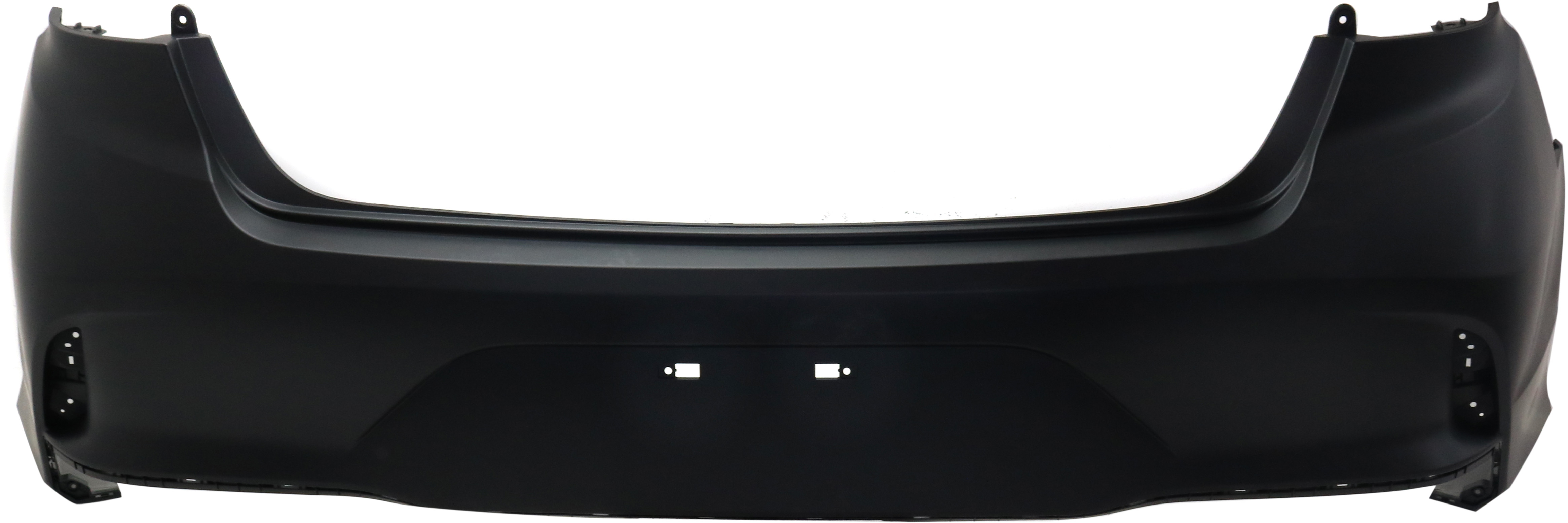 AM SONATA 18-19 REAR BUMPER COVER Primed Exc. Hybrid Model w o Rear Object Sensor Holes SKU RH76010023P Partslink HY1100218 OEM 86611C2700