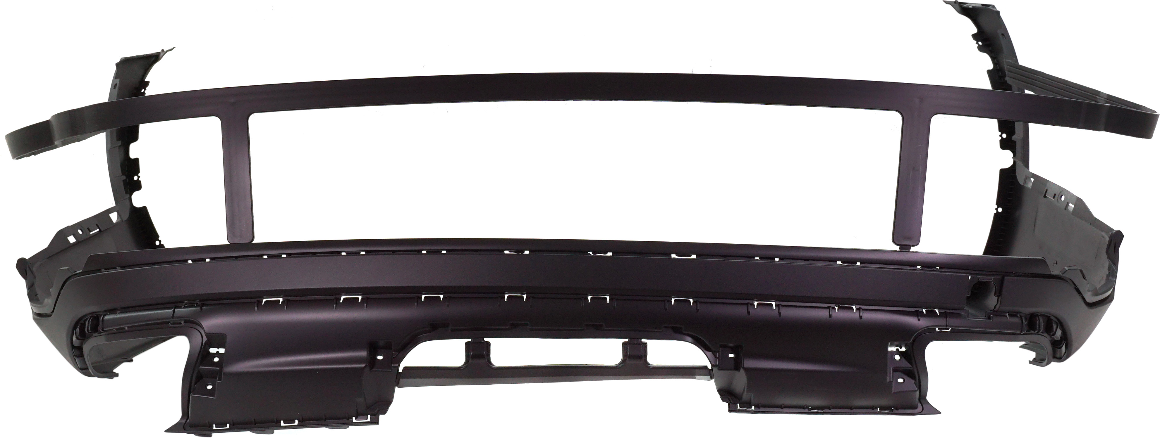 AM SANTA FE SANTA FE XL 17-19 REAR BUMPER COVER Lower Textured CAPA SKU RH76010024Q Partslink HY1115114C OEM 86612B8700