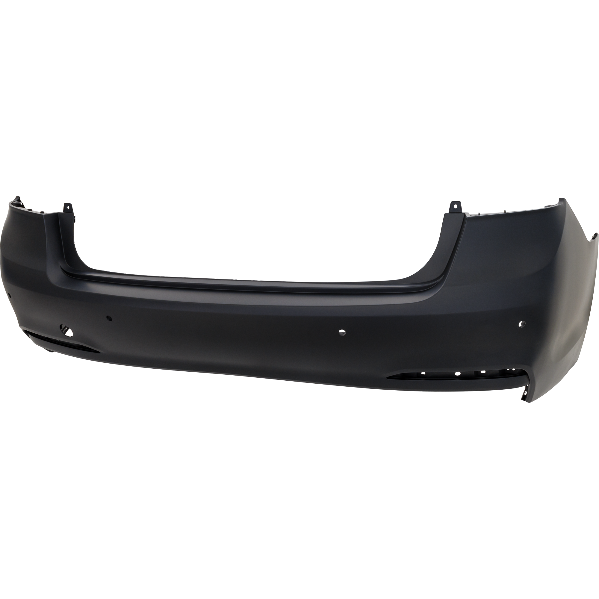 AM GENESIS 15-16 G80-17-20 REAR BUMPER COVER Primed w Rear Object Sensor Holes SKU RH76010046P Partslink HY1100204 OEM 86640B1100