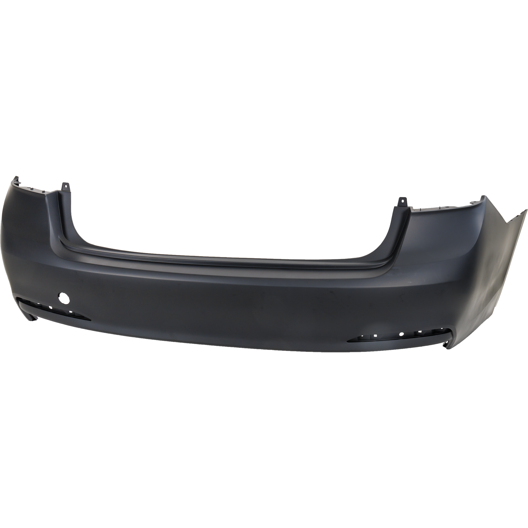 AM GENESIS 15-16 G80-17-20 REAR BUMPER COVER Primed w o Rear Object Sensor Holes 17-17-5.0L Eng. CAPA SKU RH76010047PQ Partslink HY1100203C OEM 86611B1000
