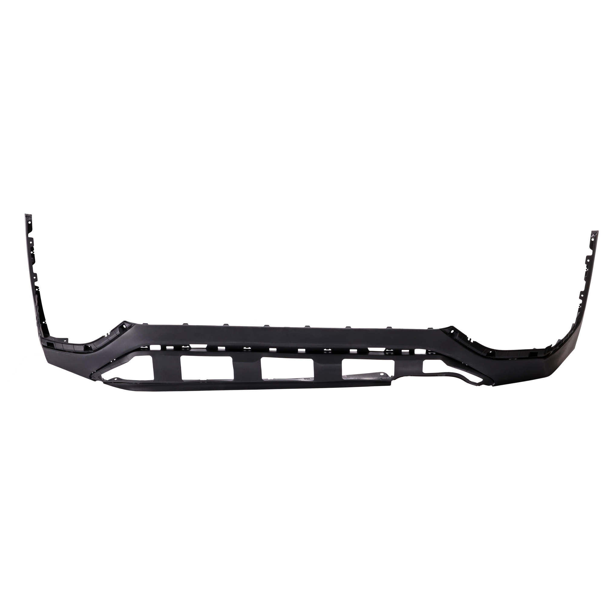 AM SANTA FE 19-20 REAR BUMPER COVER Lower Textured w o Parking Aid Sensor Holes SKU RH76010050 Partslink HY1115120 OEM 86612S2000
