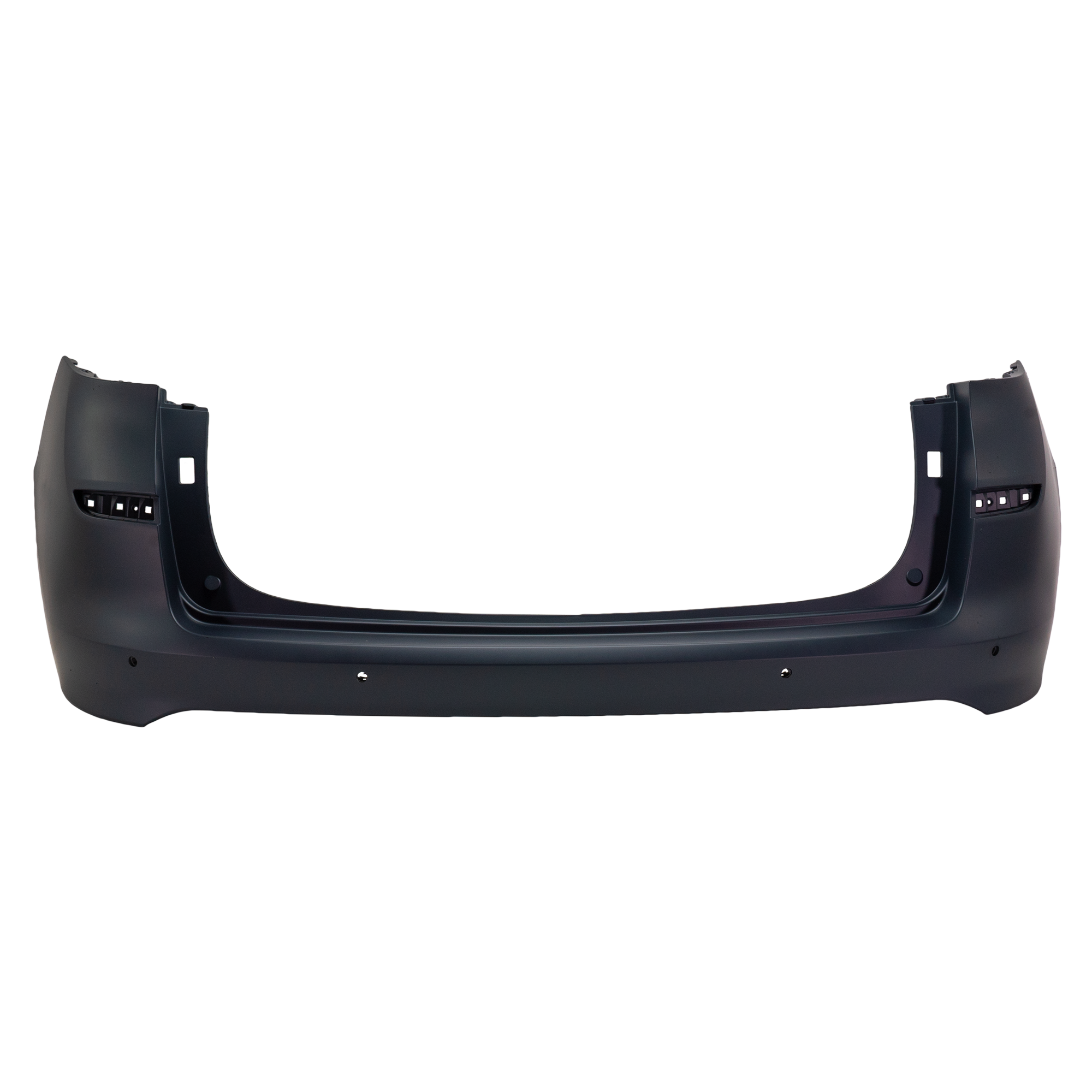 AM TUCSON 19-21 REAR BUMPER COVER Upper Primed w Park Assist Sensor Holes SKU RH76010063P Partslink HY1100238 OEM 86640D3500