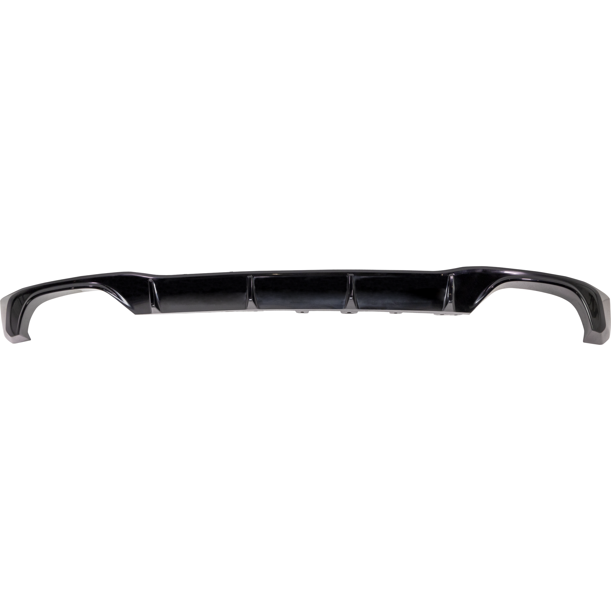 AM SONATA 18-19 REAR BUMPER COVER Lower Textured Exc. Hybrid Model w Dual Exhaust Holes CAPA SKU RH76010064Q Partslink HY1195122C OEM 86612C2800