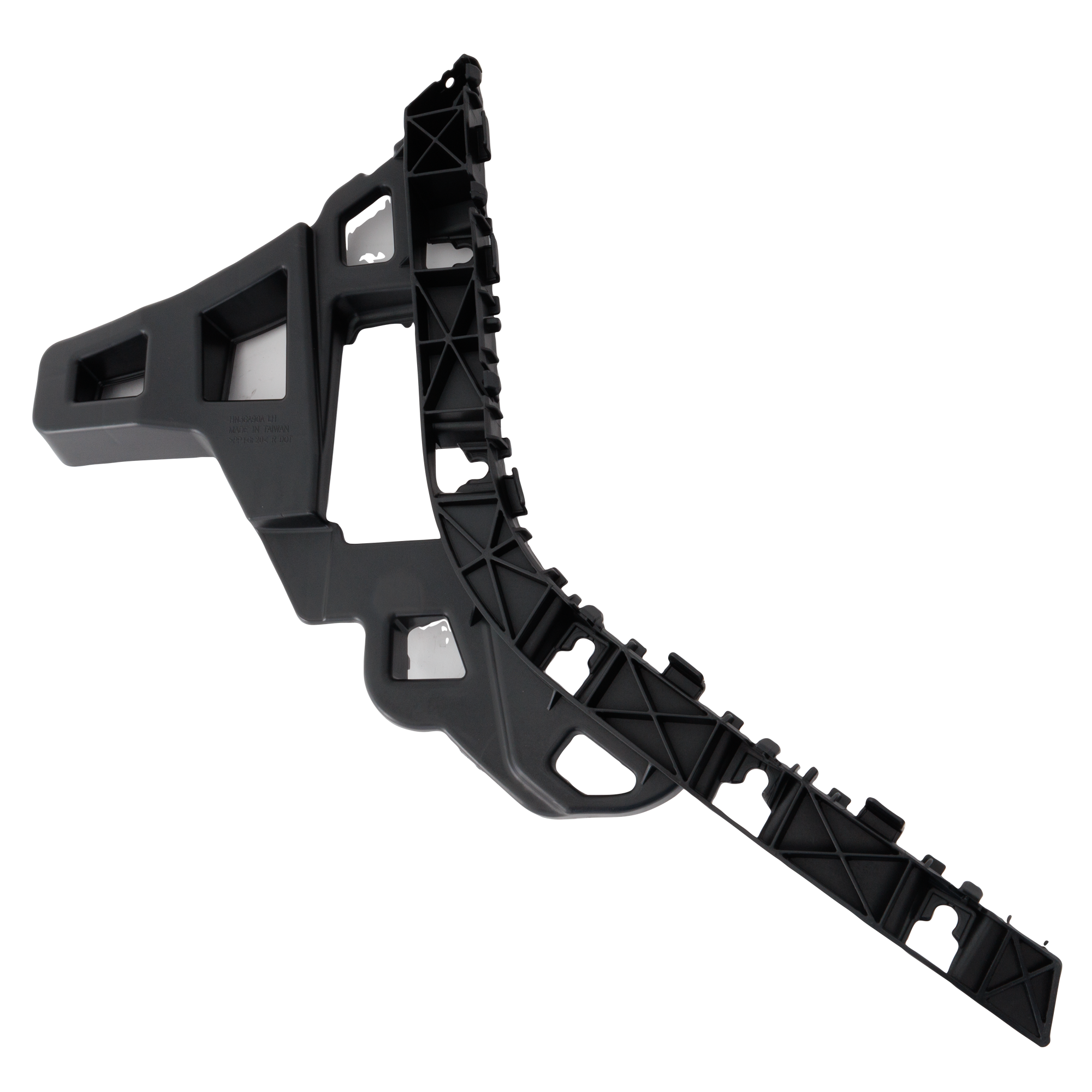 AM SONATA 18-19 REAR BUMPER BRACKET LH Side Black Plastic SKU RH76260022 Partslink HY1142129 OEM 86613C2700