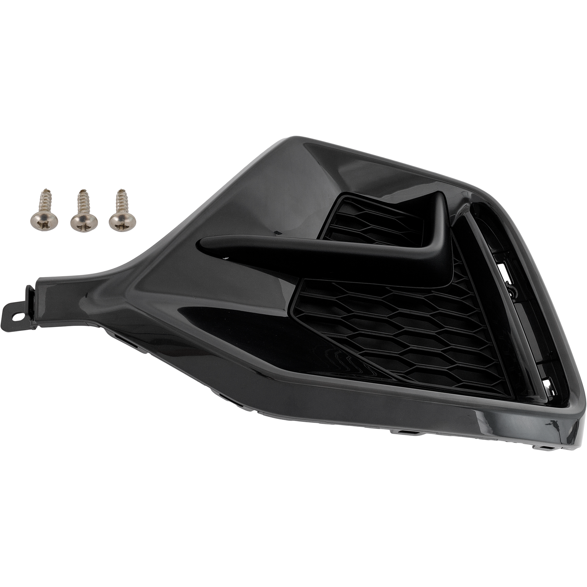 AM CIVIC 20-21 REAR BUMPER GARNISH RH Textured Black w Black Molding Exc. Type R Model Hatchback SKU RH76350019 Partslink HO1139106 OEM 71513TGGA50ZF