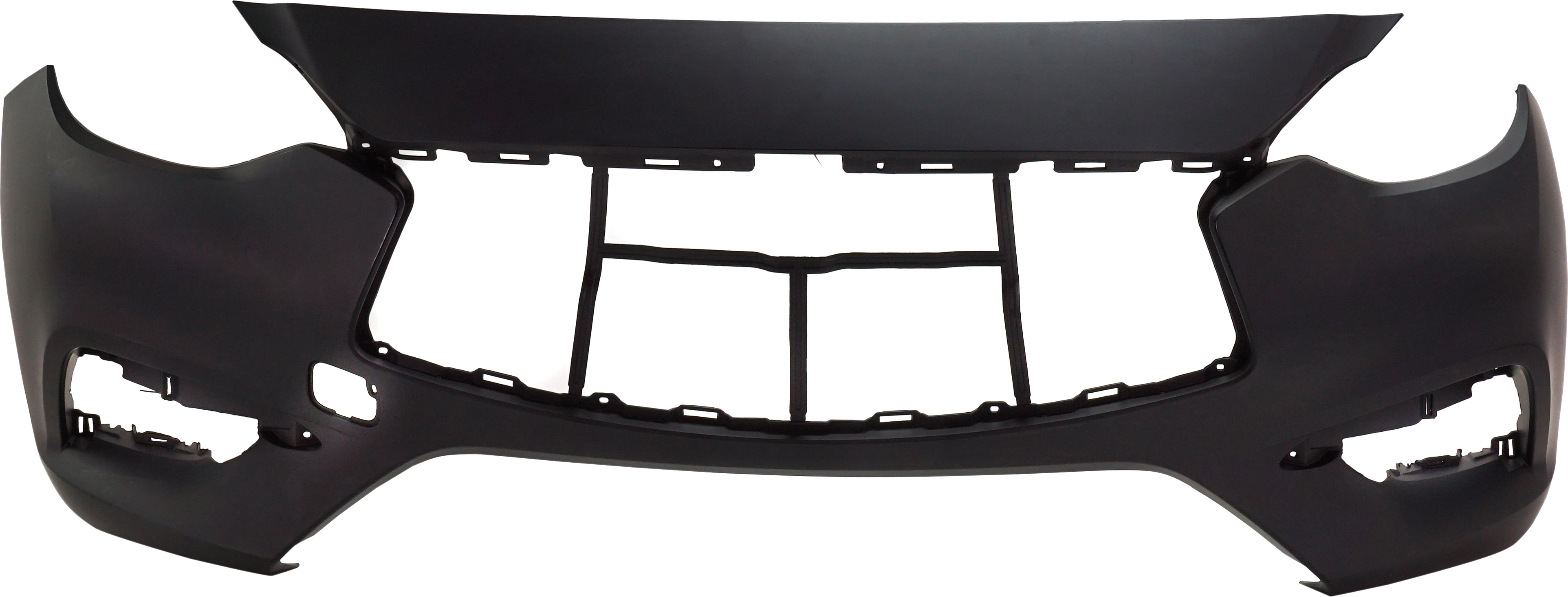 AM QX30-17-19 FRONT BUMPER COVER Primed Base Luxury Premium Models w o Object Sensor Holes FWD SKU RI01030014P Partslink IN1000277 OEM FBM225DA0H