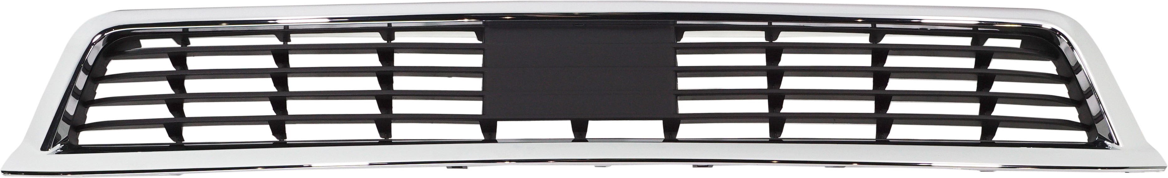 AM QX80-15-17 FRONT BUMPER GRILLE Chrome Shell Ptd Black Insert w o Collision Warning SKU RI01530002 Partslink IN1036106 OEM 622565ZA0B
