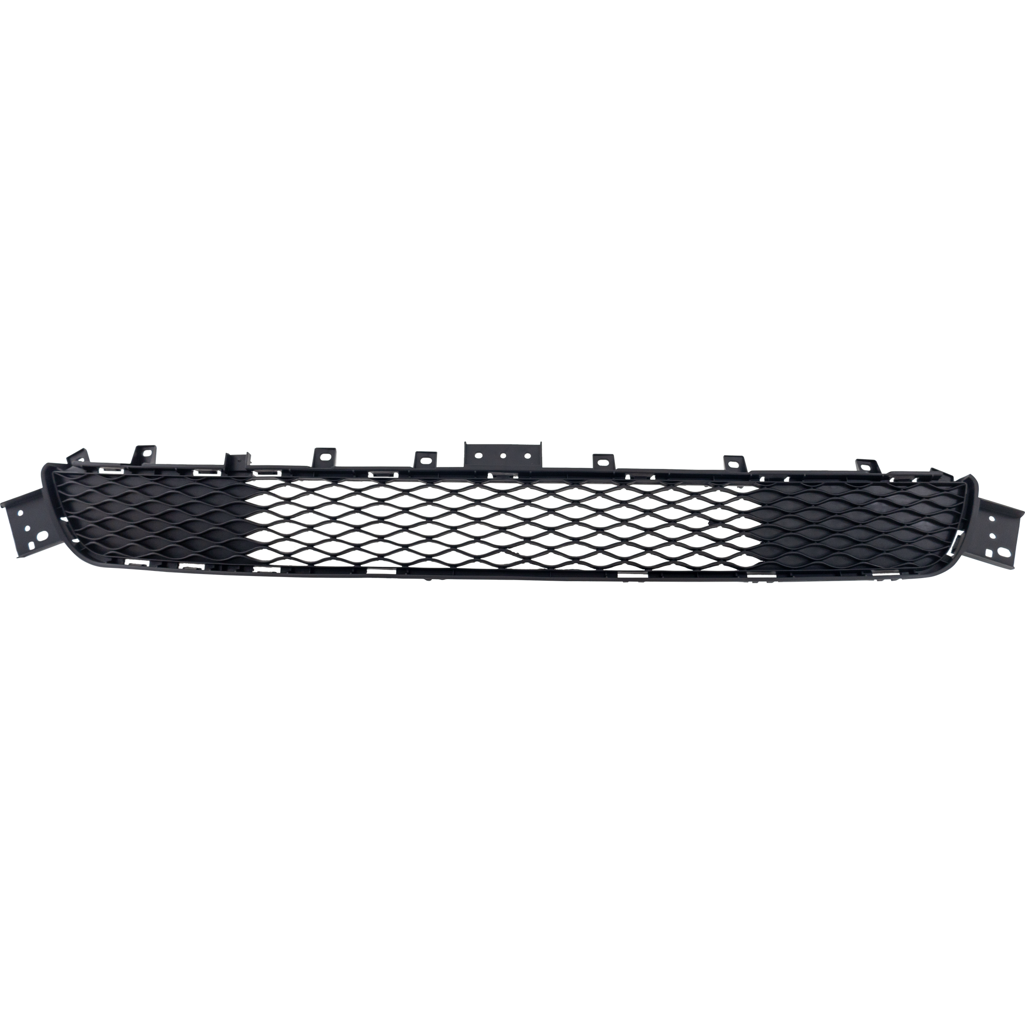 AM Q50-18-18 FRONT BUMPER GRILLE Matte Black w o Collision Warning w Sport Package Red Sport 400 Sport Models SKU RI01530010 Partslink IN1036112 OEM 622546HJ0A