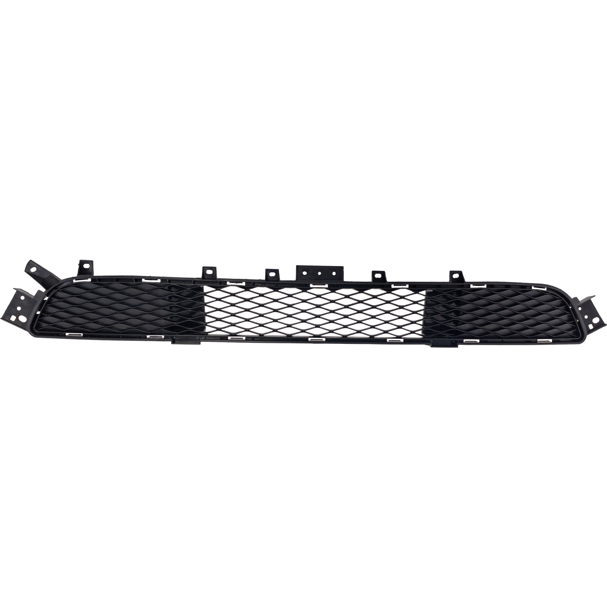 AM Q50-14-17 FRONT BUMPER GRILLE Matte Black w o Adaptive Cruise Control w Sport Package SKU RI01530011 Partslink IN1036105 OEM 622544HB5A
