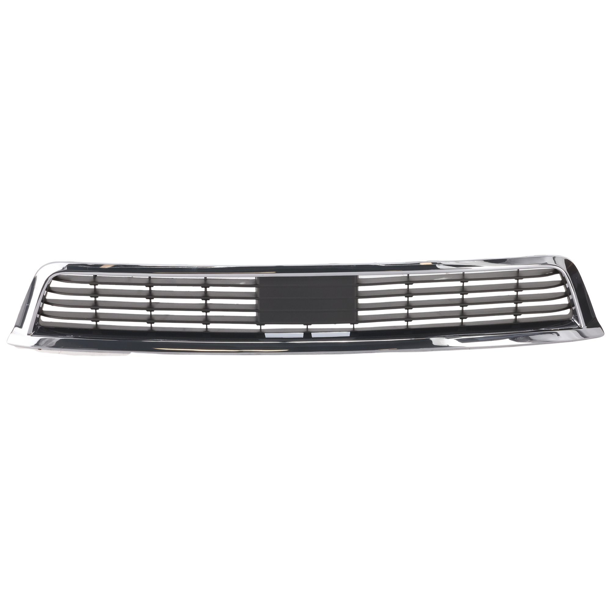 AM QX80-15-17 FRONT BUMPER GRILLE Textured Black w Chrome Molding Plastic w Collision Warning SKU RI01530014 Partslink IN1036107 OEM F22561A60B