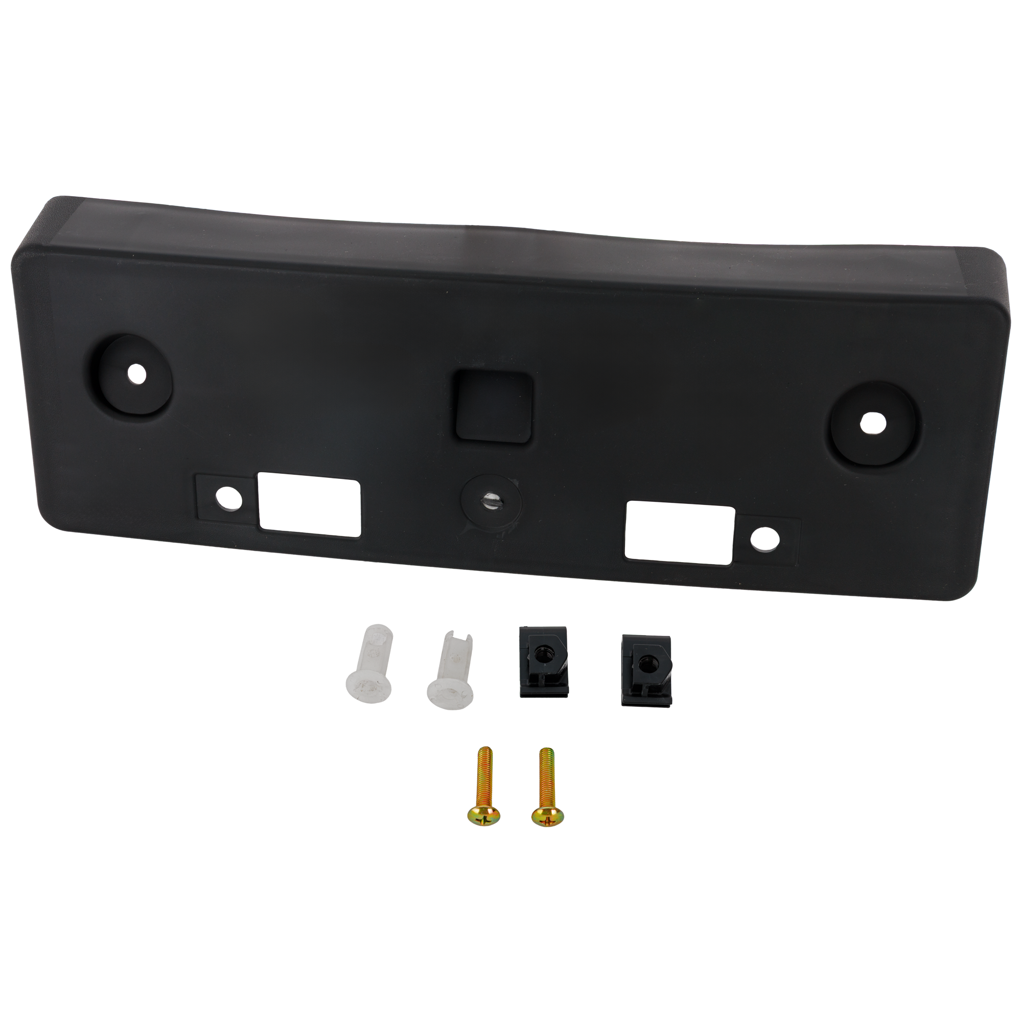 AM QX50-19-25 FRONT LICENSE PLATE BRACKET Textured Black SKU RI01730005 Partslink IN1068108 OEM 962105NA0A