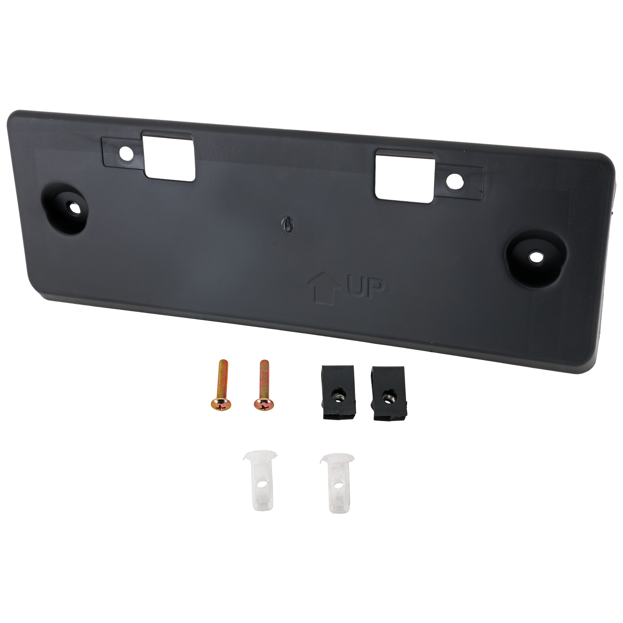 AM QX30-17-19 FRONT LICENSE PLATE BRACKET Plastic Base Essential Luxe Luxury Premium All Wheel Drive Sport Models SKU RI01730009 Partslink IN1068103 OEM 962105DC1A