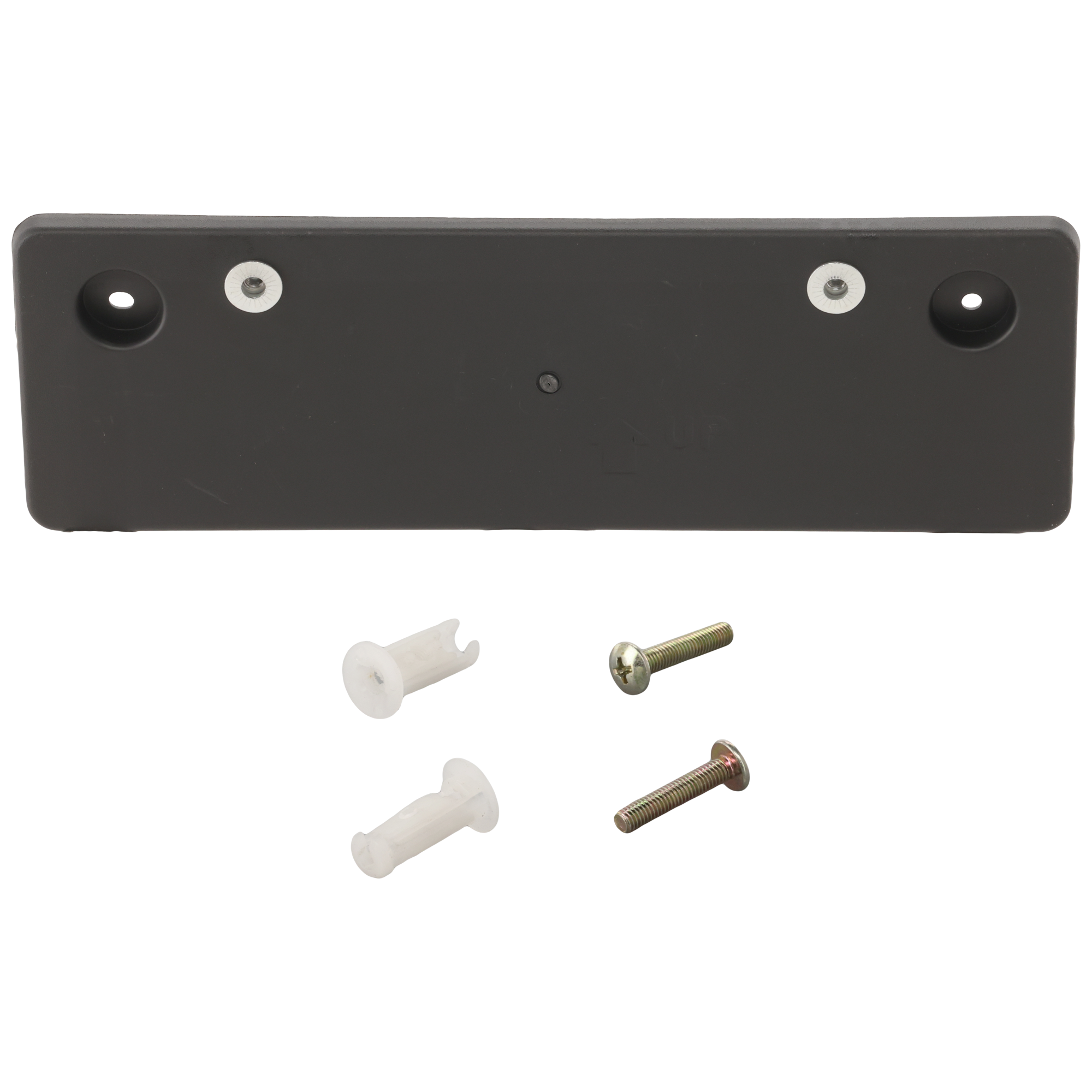 AM QX30-17-19 FRONT LICENSE PLATE BRACKET Plastic w Hardware Exc. Sport Model Front Wheel Drive SKU RI01730010 Partslink IN1068104 OEM 962105DA1A