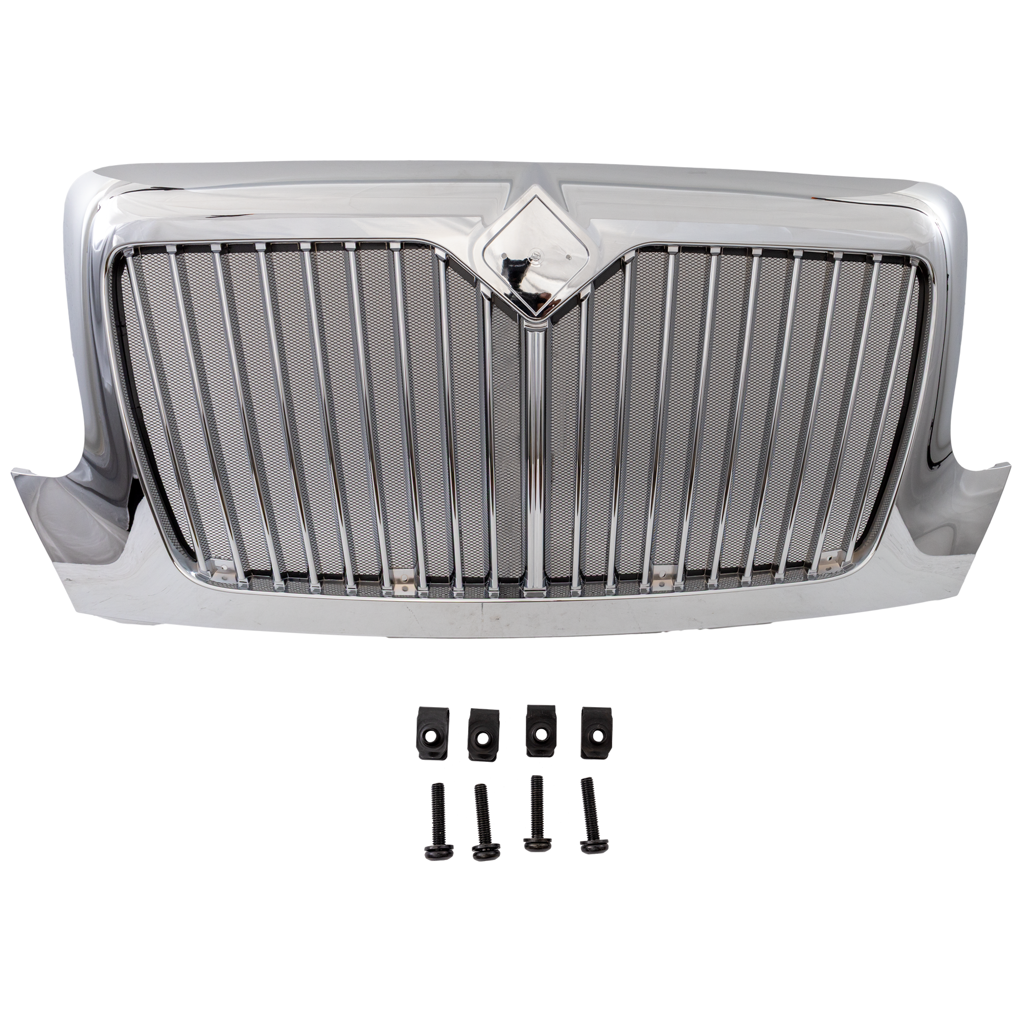 AM INTERNATIONAL DURASTAR 02-15 GRILLE Black Vertical Bar Insert w Bug Screen SKU RI07010005 HD OEM Performance