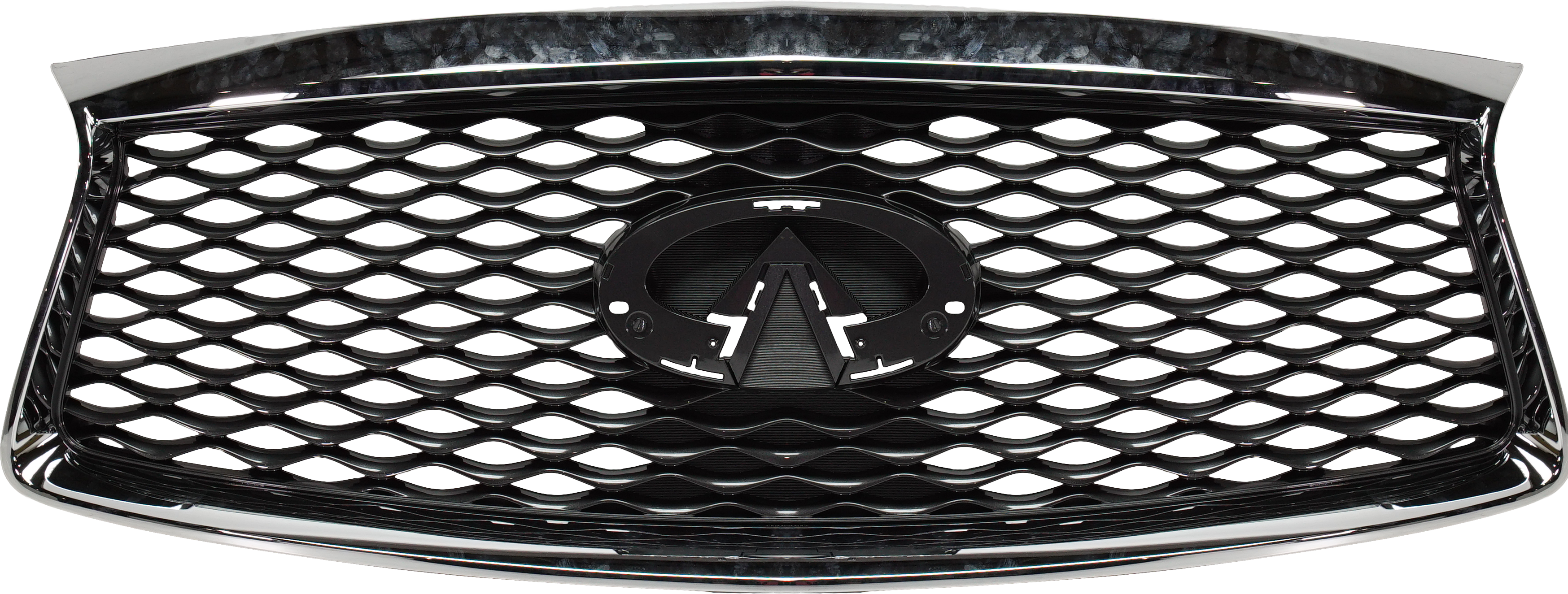 AM QX60-16-20 GRILLE Painted Gray w Chrome Frame w o Around View Monitor SKU RI07010010 Partslink IN1200135 OEM 623109NC0A