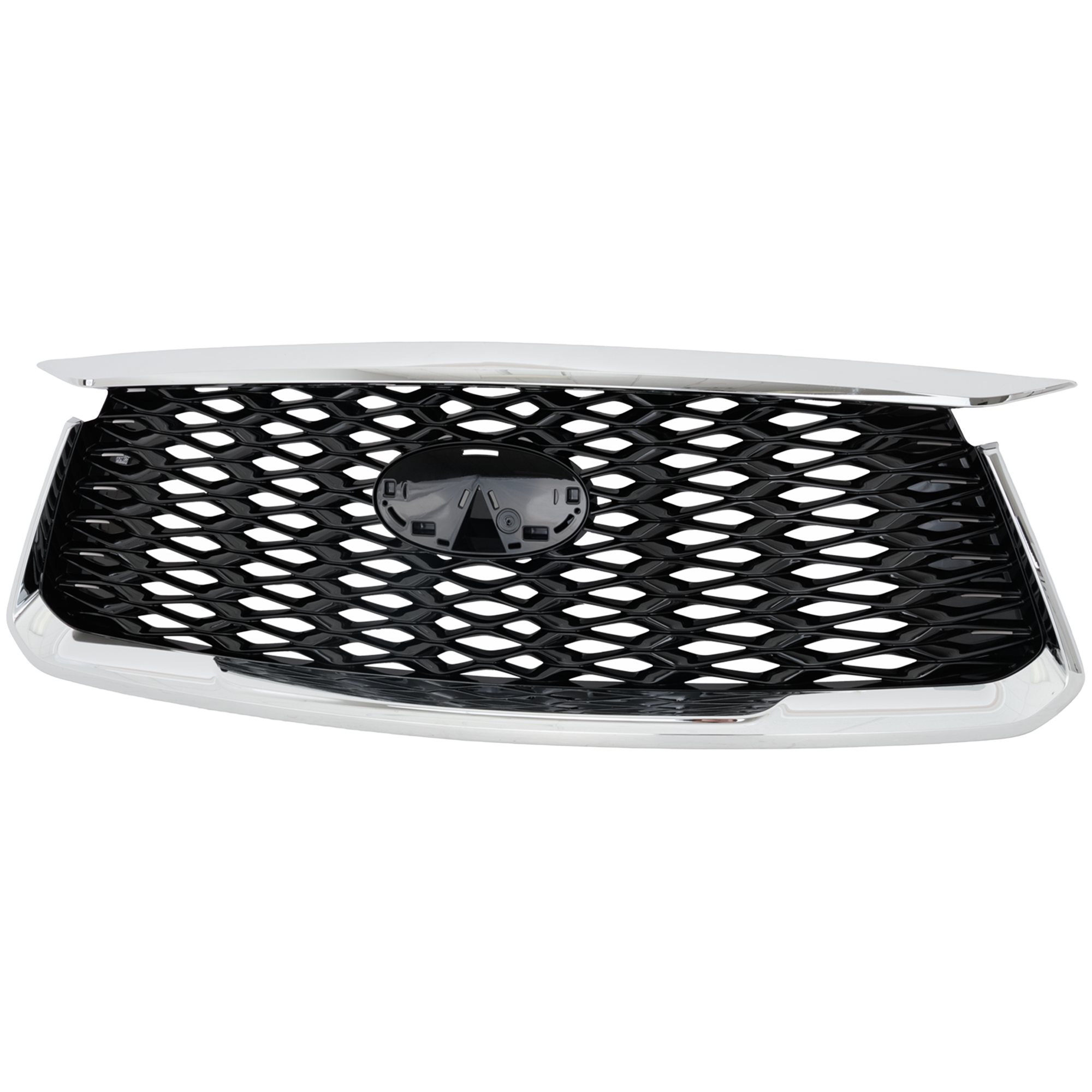AM QX60-22-24 GRILLE Chrome Shell with Painted Black Insert Pure Model SKU RI07010025 Partslink IN1200141 OEM 623106SA0A