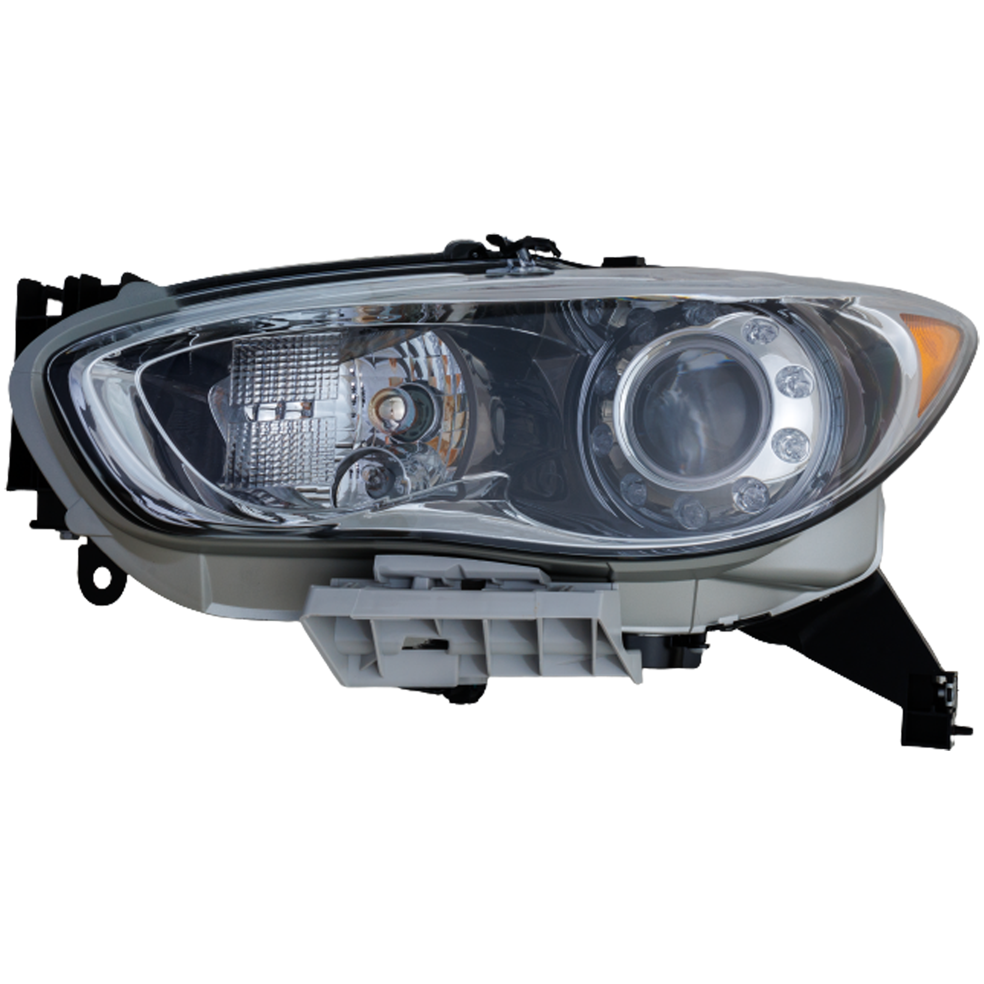 AM JX35-13-13 QX60-14-15 HEAD LAMP LH Lens and Housing HID Xenon w o HID Kit SKU RI10010002 OEM 260603JA0A PFM