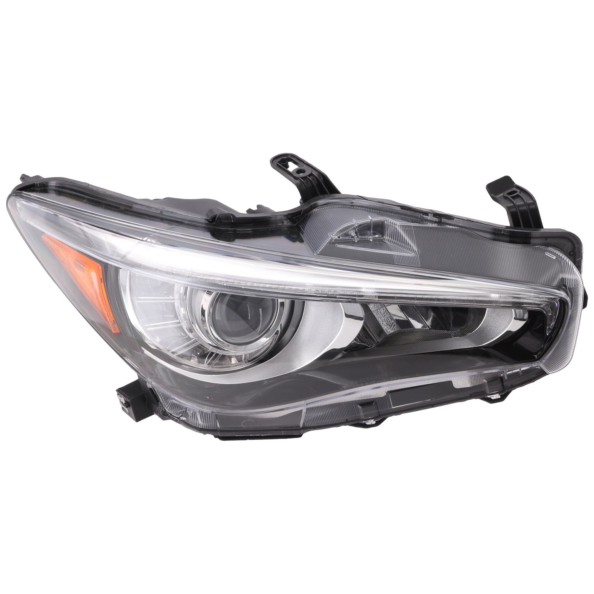 AM Q50-18-23 HEAD LAMP RH Assembly LED w o Adaptive Headlights CAPA SKU RI10010007Q Partslink IN2503179C OEM 260106HH7A