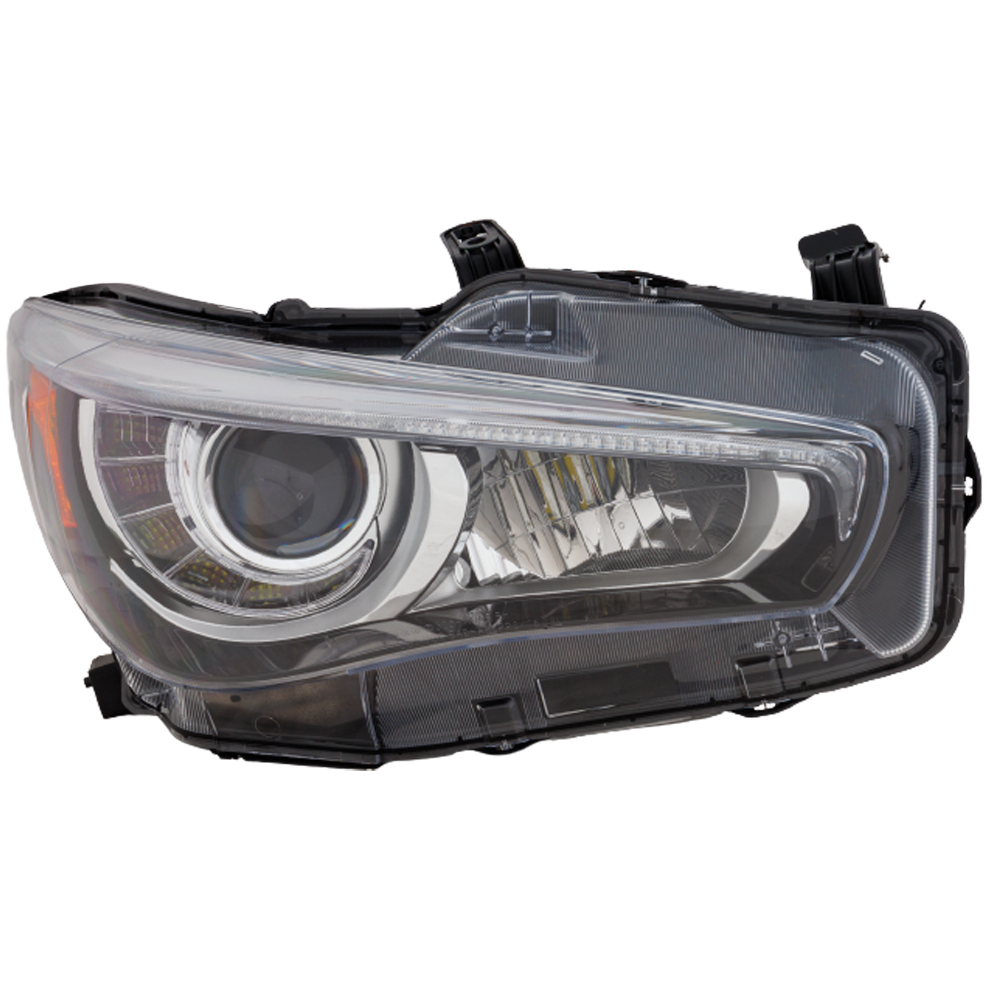 AM Q50-18-24 HEAD LAMP RH Assembly LED w o Adaptive Headlights SKU RI10010007 Partslink IN2503179 OEM 260106HH7A