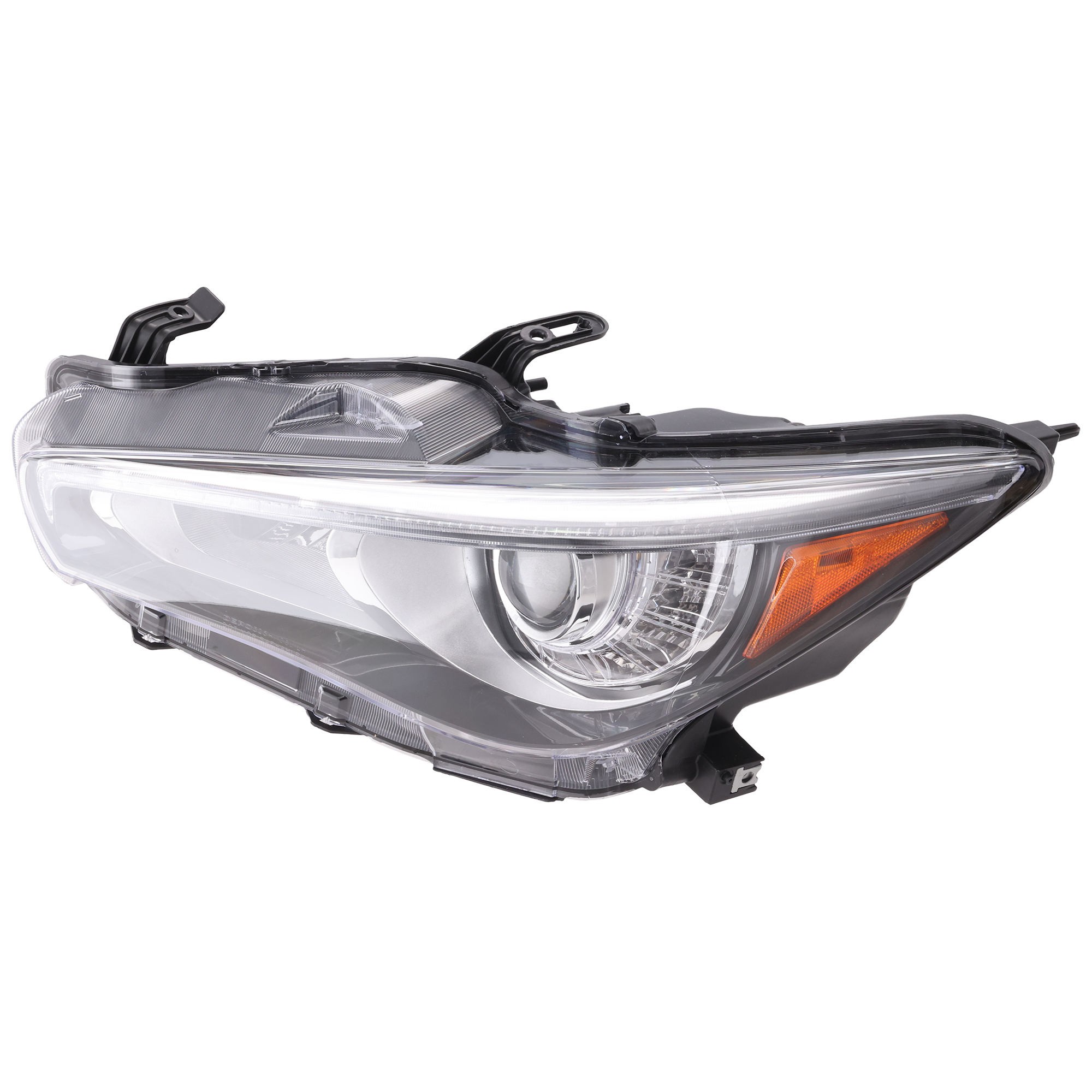 AM Q50-18-23 HEAD LAMP LH Assembly LED w o Adaptive Headlights CAPA SKU RI10010008Q Partslink IN2502179C OEM 260606HH7A