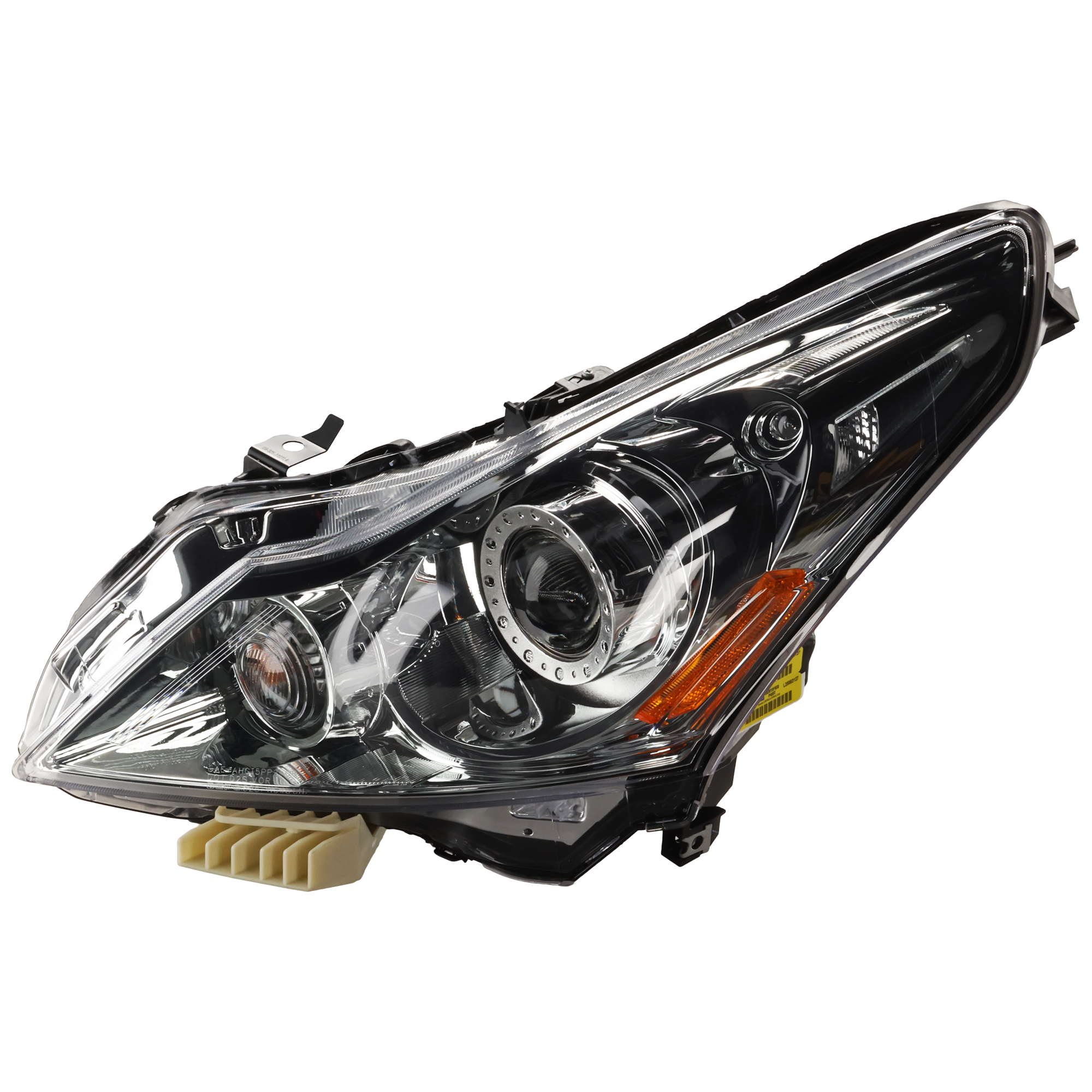 AM G25-11-12 G37-10-13 Q40-15-15 HEAD LAMP LH Assembly HID Xenon w HID Kit Base Journey Model Sedan CAPA SKU RI10010062AQ Partslink IN2502140C OEM 260601NM0C