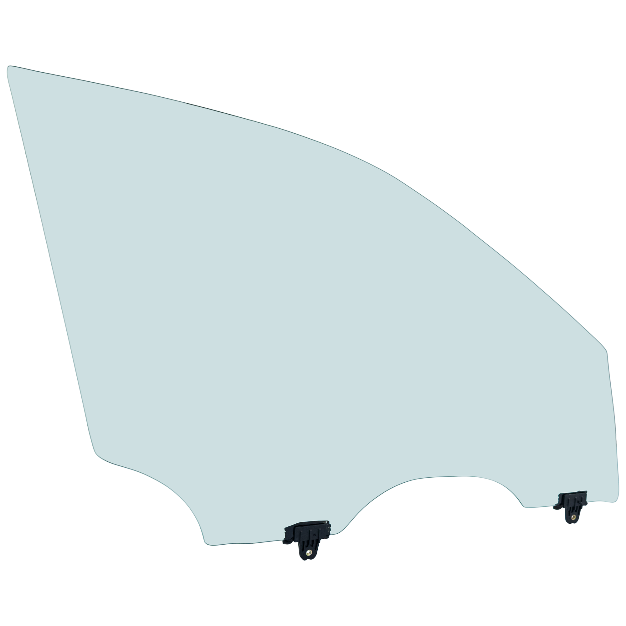 AM INFINITI G35-03-06 FRONT DOOR GLASS RH Green Tint w Solar Clip SKU RI48010007 OEM 80300AL512