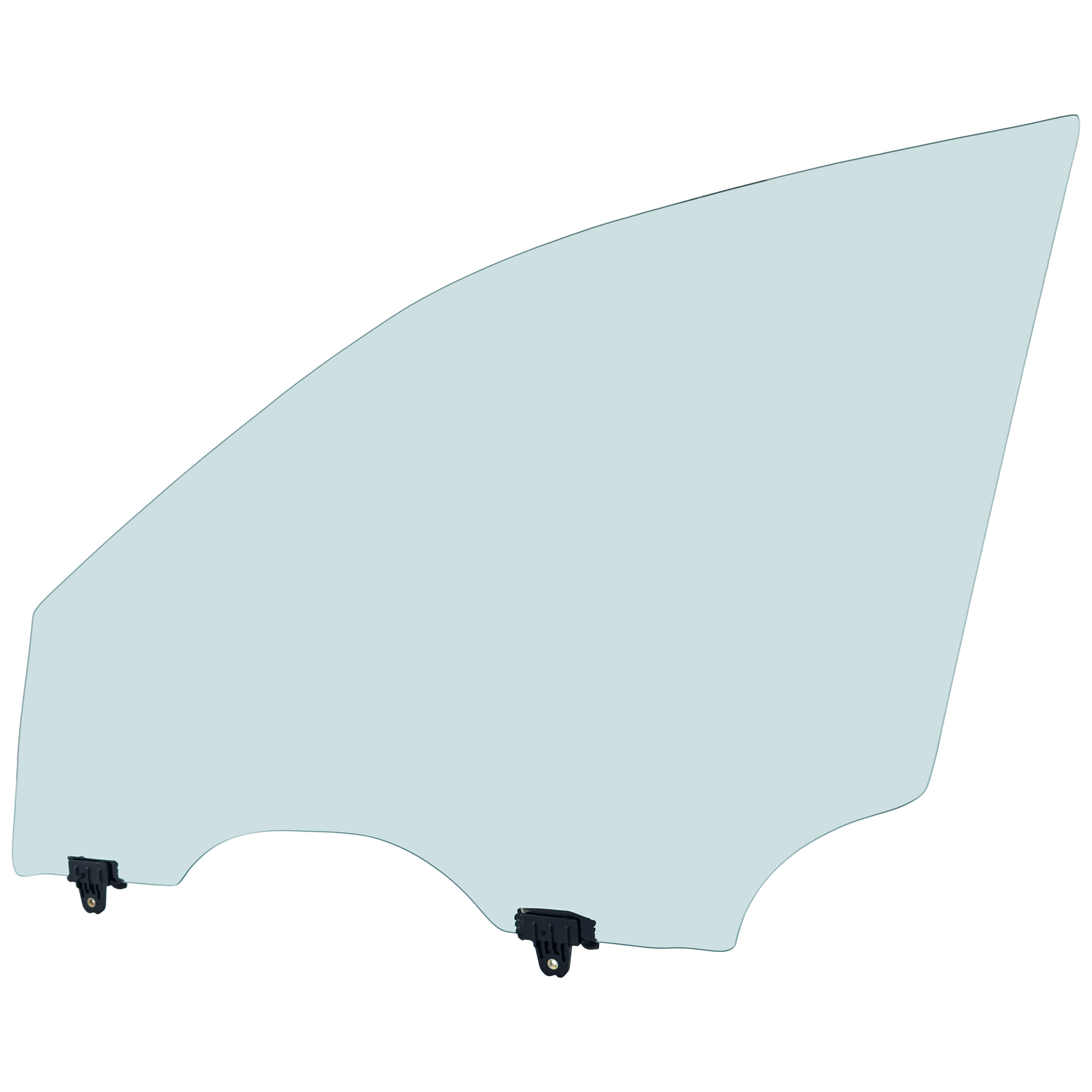 AM INFINITI G35-03-06 FRONT DOOR GLASS LH Green Tint w Solar Clip SKU RI48010008 OEM 80301AL512