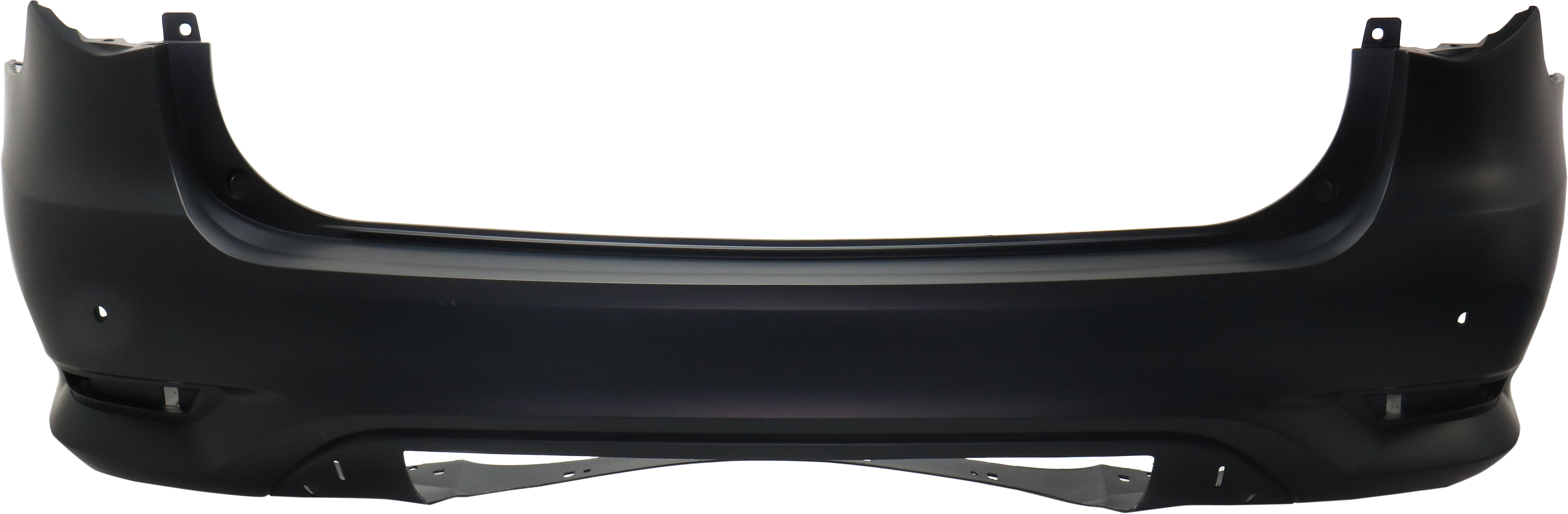 AM QX60-16-20 REAR BUMPER COVER Primed w Object Sensor Holes w Tow Hook Holes w o Backup Collision Intervention SKU RI76010005P Partslink IN1100162 OEM 850229NK0H