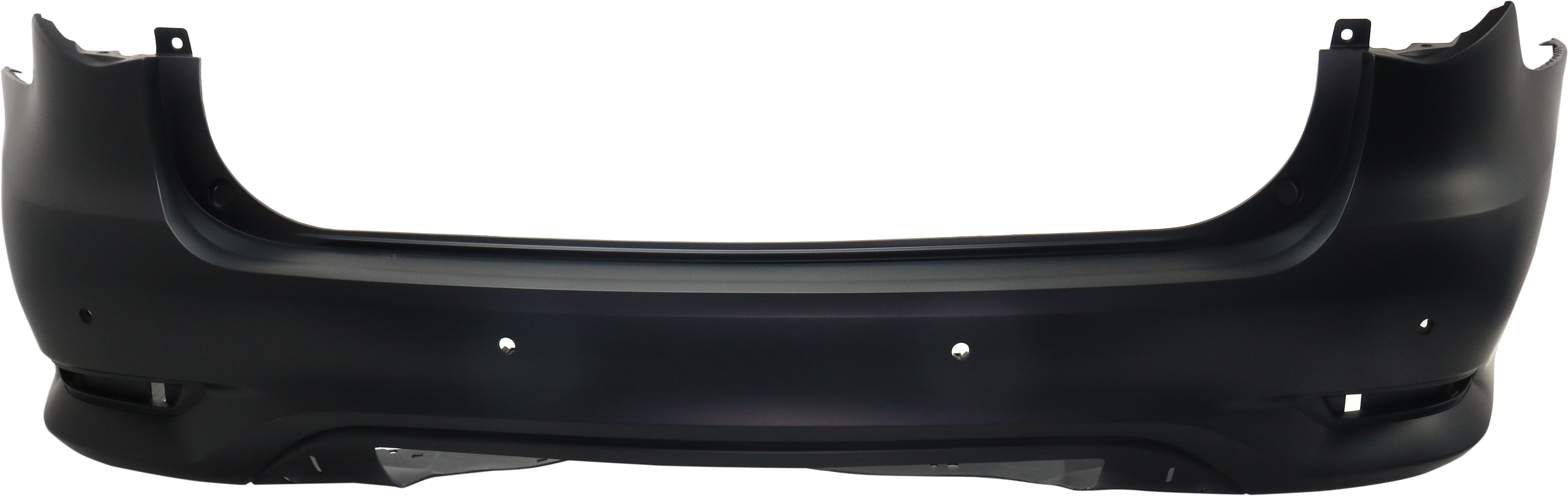 AM QX60-16-20 REAR BUMPER COVER Primed w Object Sensor Holes w Tow Hook Holes w Backup Collision Intervention SKU RI76010006P Partslink IN1100164 OEM 850229ND0H