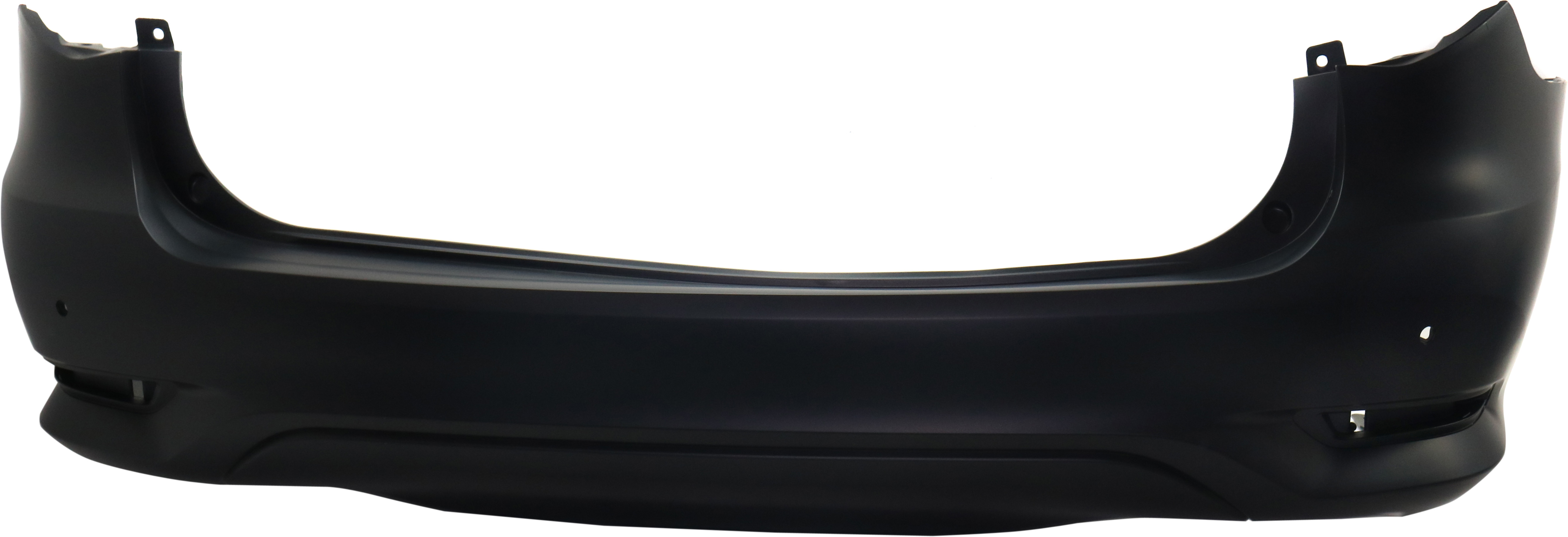 AM QX60-16-19 REAR BUMPER COVER Primed w Object Sensor Holes w o Tow Hook Holes w o Backup Collision Intervention SKU RI76010008P Partslink IN1100165 OEM 850229NE0H