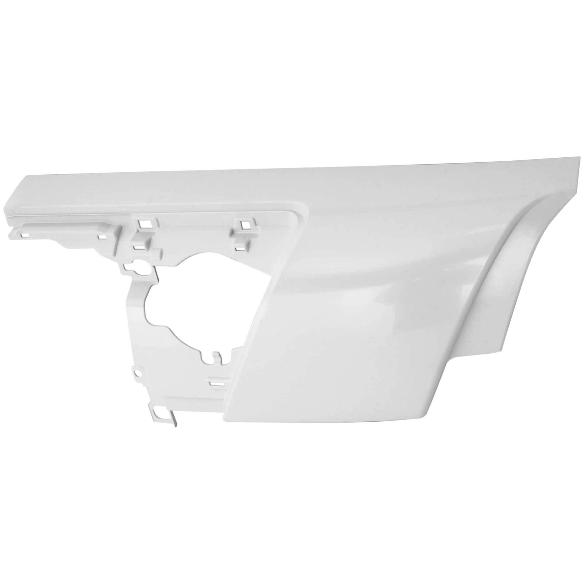 AM NPR NRR 07-17 CAB CORNER REPAIR PANEL RH Front Plastic White SKU RI84070003 OEM 8980365245