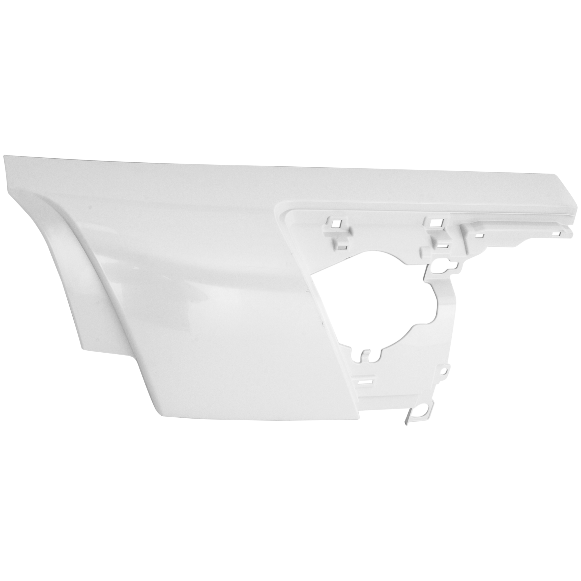 AM NPR NRR 07-17 CAB CORNER REPAIR PANEL LH Front Plastic White SKU RI84070004 OEM 8980365255